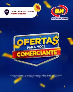 Pré-Visualização do folheto "Supermercados BH ofertas Semanal" da loja Supermercados BH válido a partir de 01/06/2026