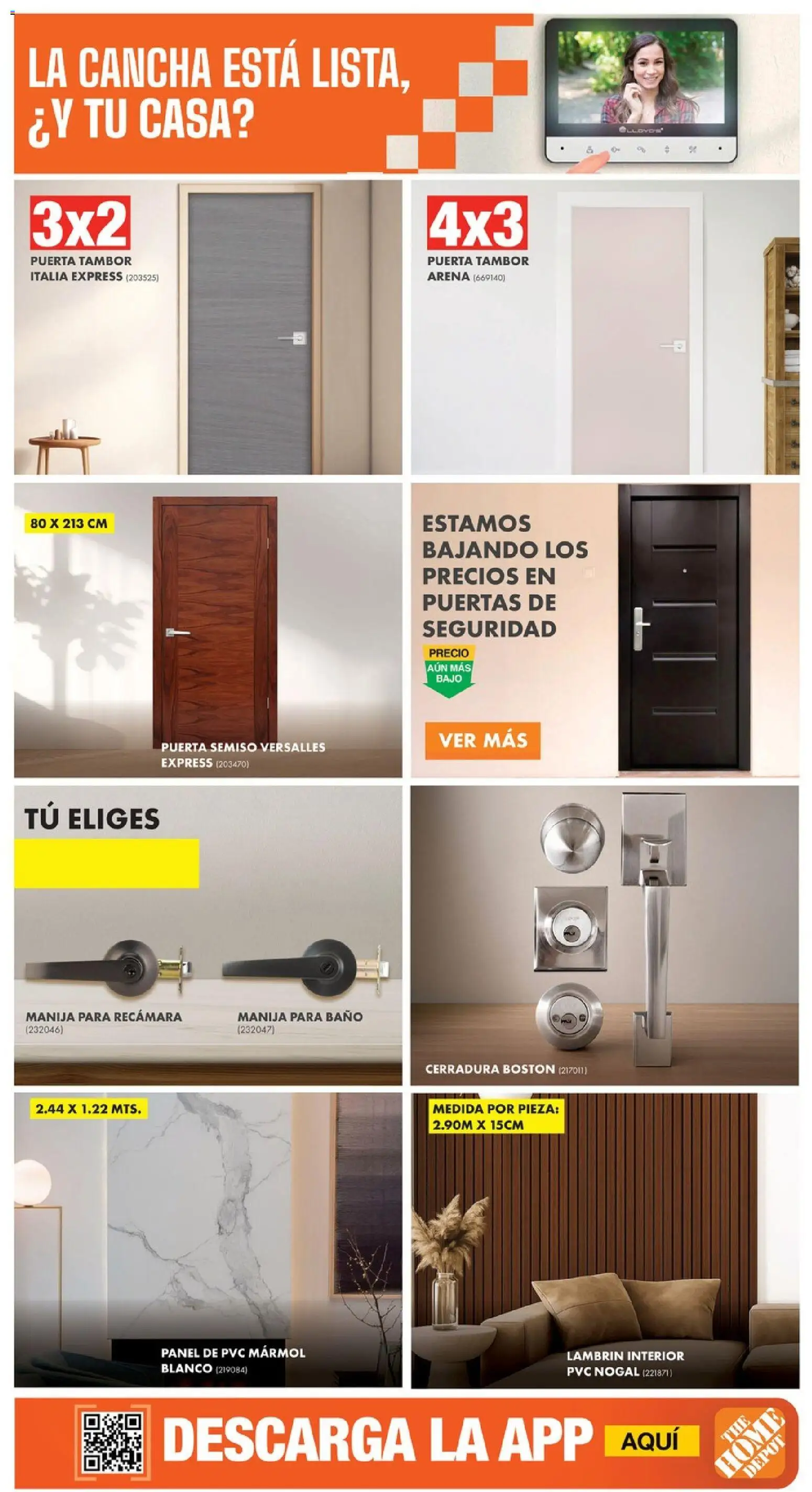 Vista previa las ofertas de la tienda Home Depot - Home Depot catálogo desde el 18/06/2026 - Baño, Puertas, Cerradura