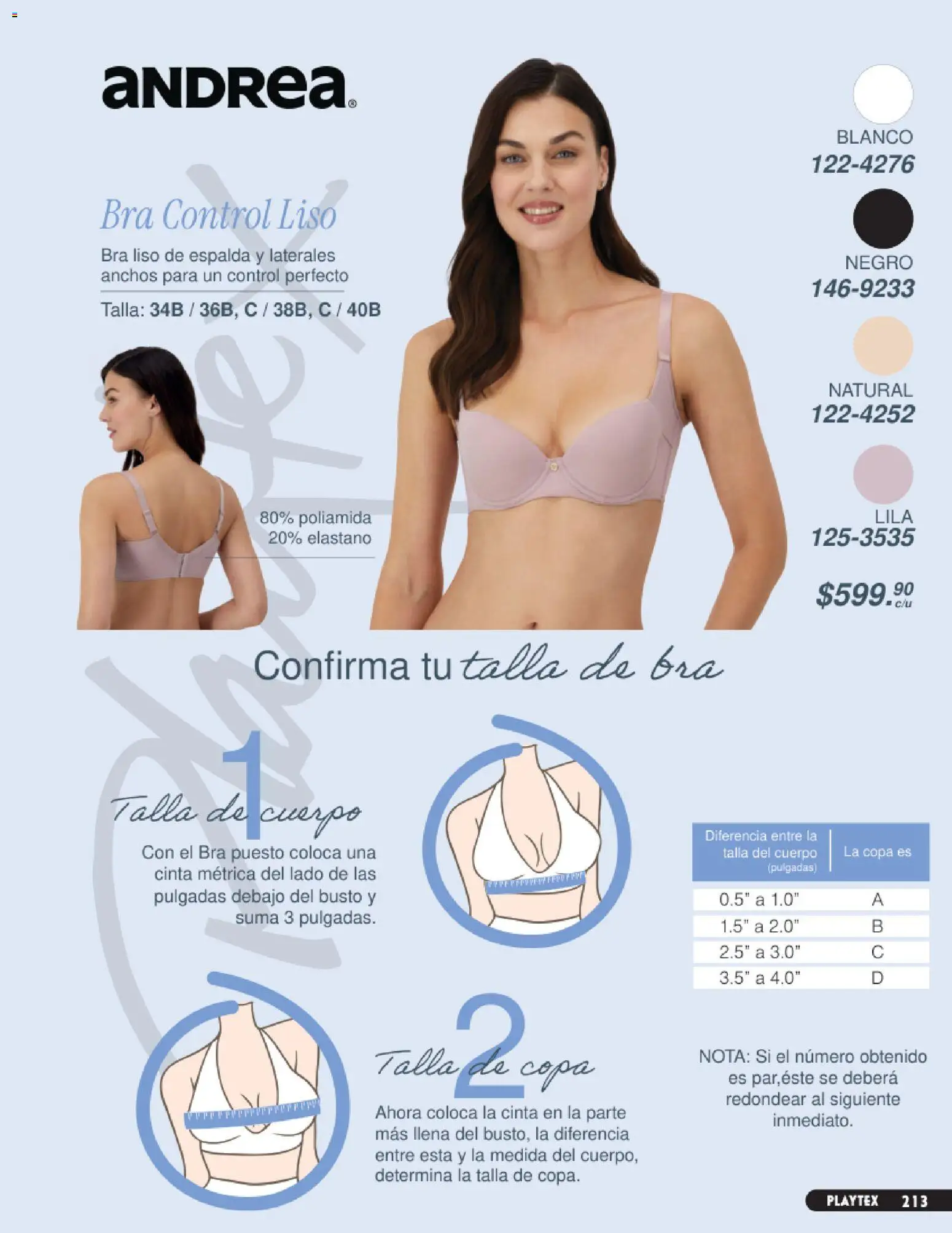 Vista previa las ofertas de la tienda Andrea - Andrea catálogo Lencería & vestir interior desde el 23/08/2026 
