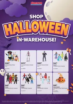 Preview of catalogue Costco catalogue Shop Halloween In-warehouse from shop Costco valid 10/08/2026