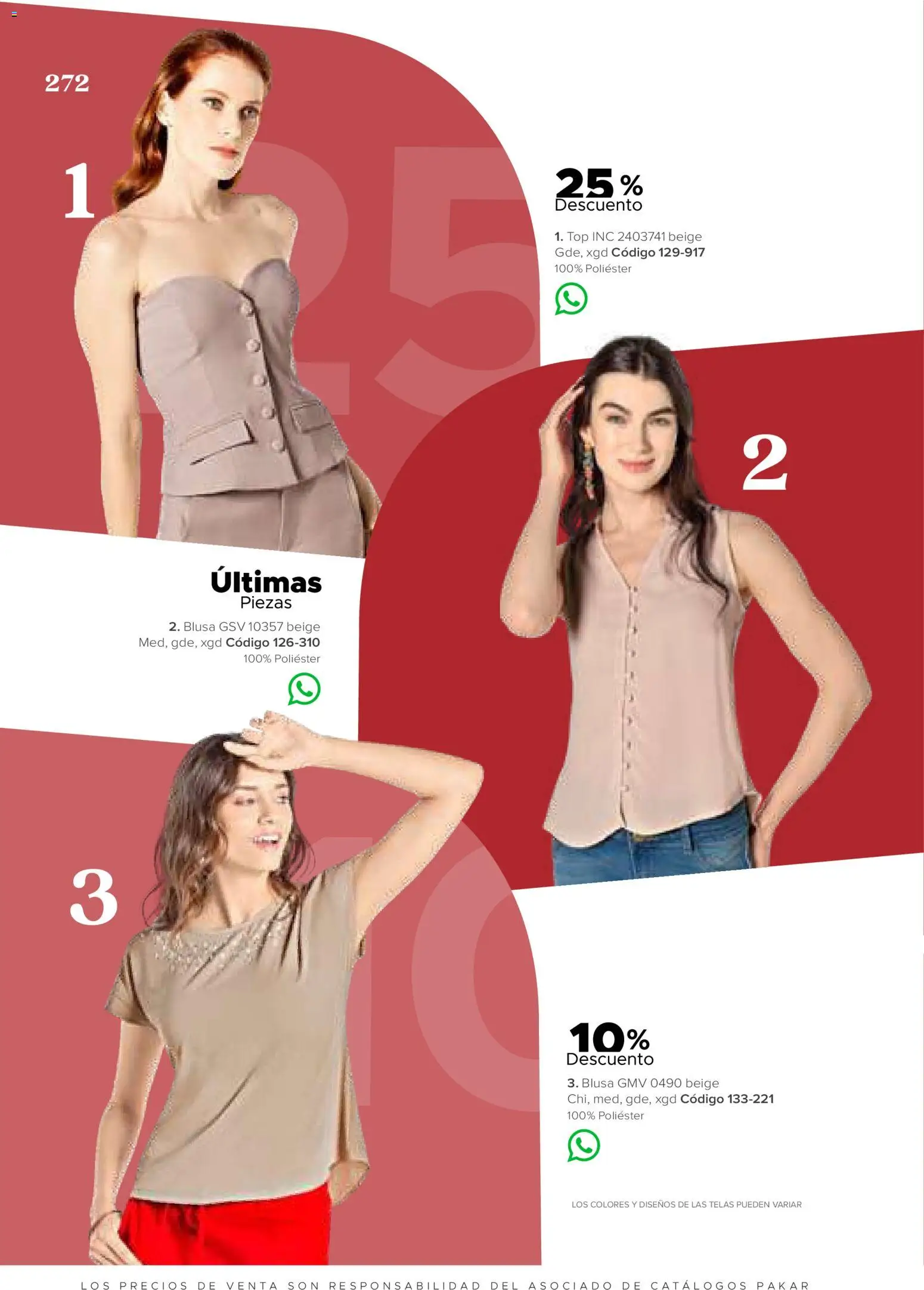 Vista previa las ofertas de la tienda SC Pakar - SC Pakar catálogo Ropa desde el 31/07/2026 