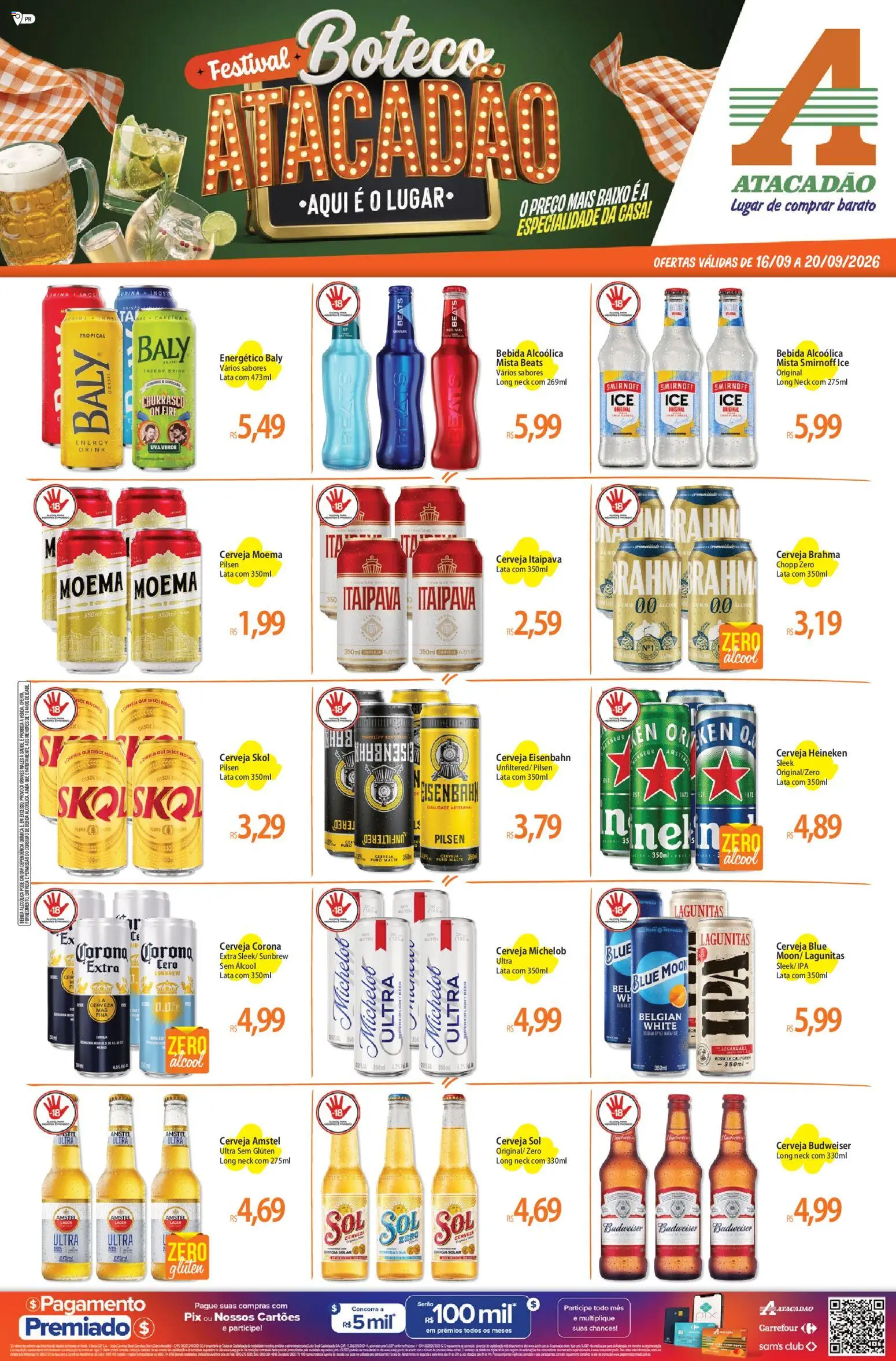 Pré-Visualização do folheto "Atacadão ofertas - PR" da loja Atacadão válido a partir de 16/09/2026