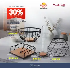 Vista previa las ofertas de la tienda Del Sol y Woolworth - Del Sol y Woolworth catálogo Pasillo Chefmaker desde el 07/05/2026 