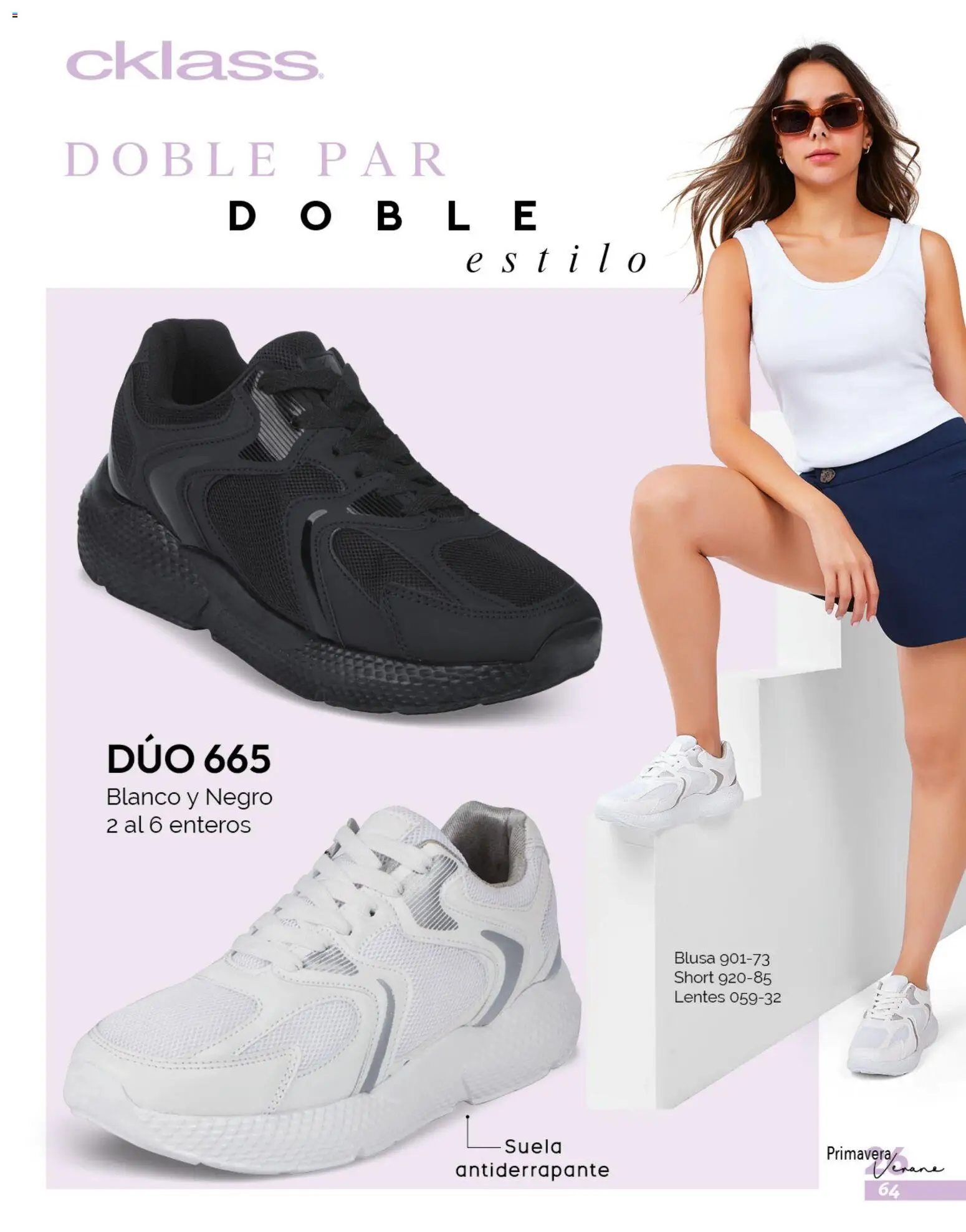 Vista previa las ofertas de la tienda Cklass - Catálogo Six & Dúo pack desde el 02/01/2026 - Lentes, Short, Blusa