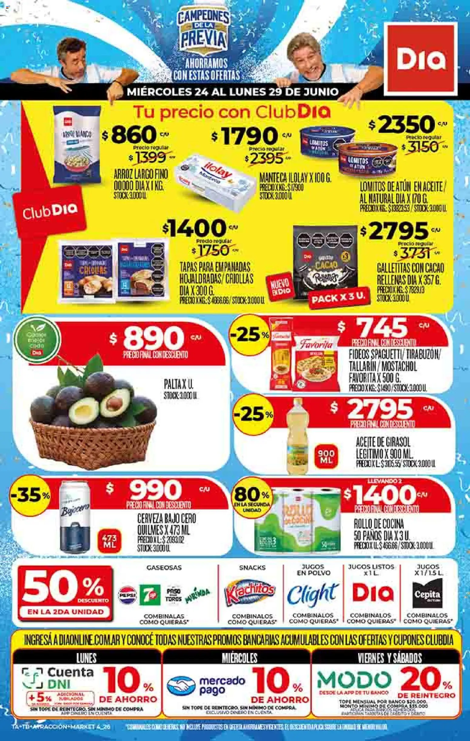 Vista previa del folleto de la tienda Dia válido desde el 23/06/2026 