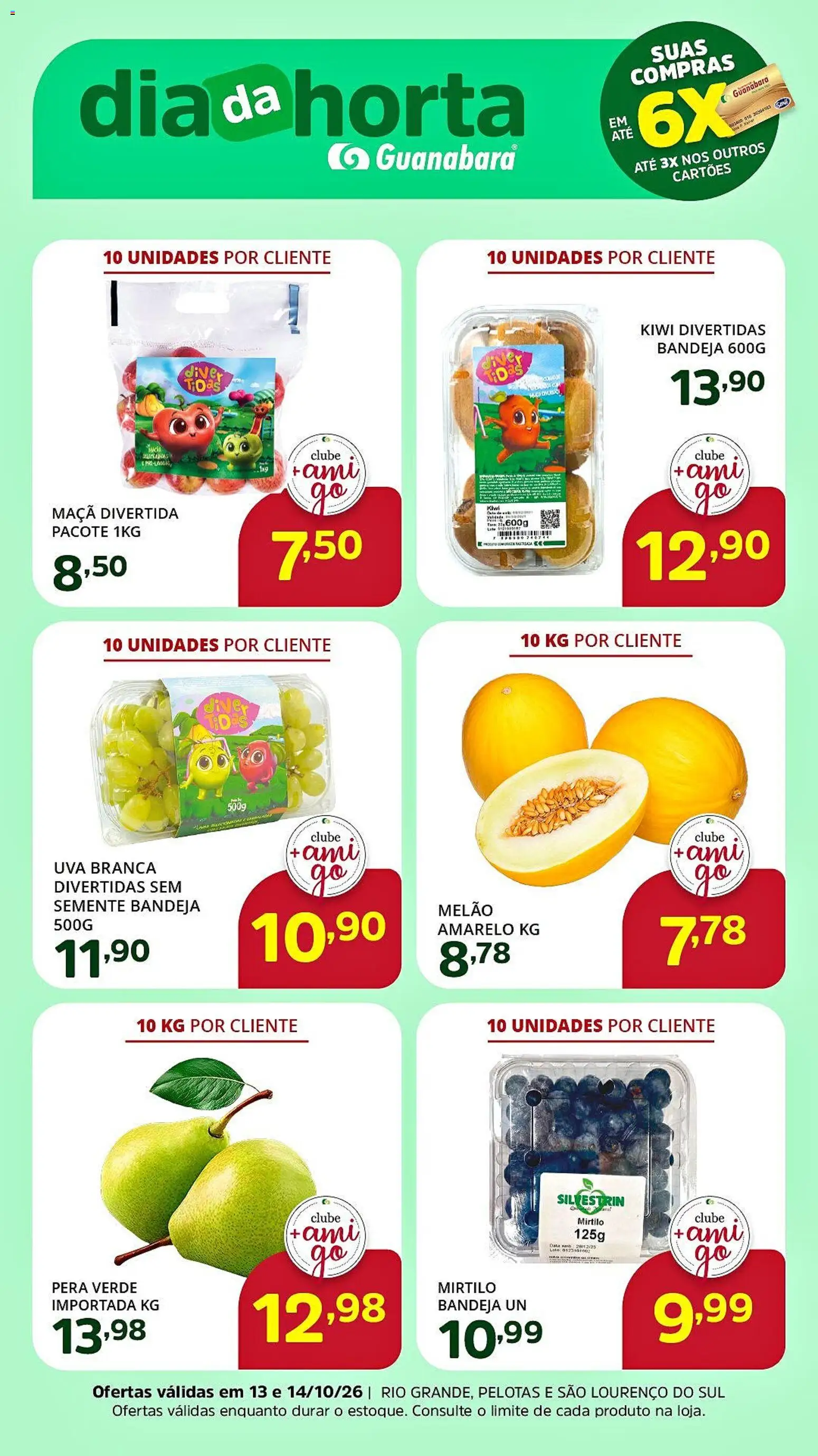 Pré-Visualização do folheto "Supermercado Guanabara - Ofertas da semana" da loja Supermercado Guanabara válido a partir de 13/10/2026