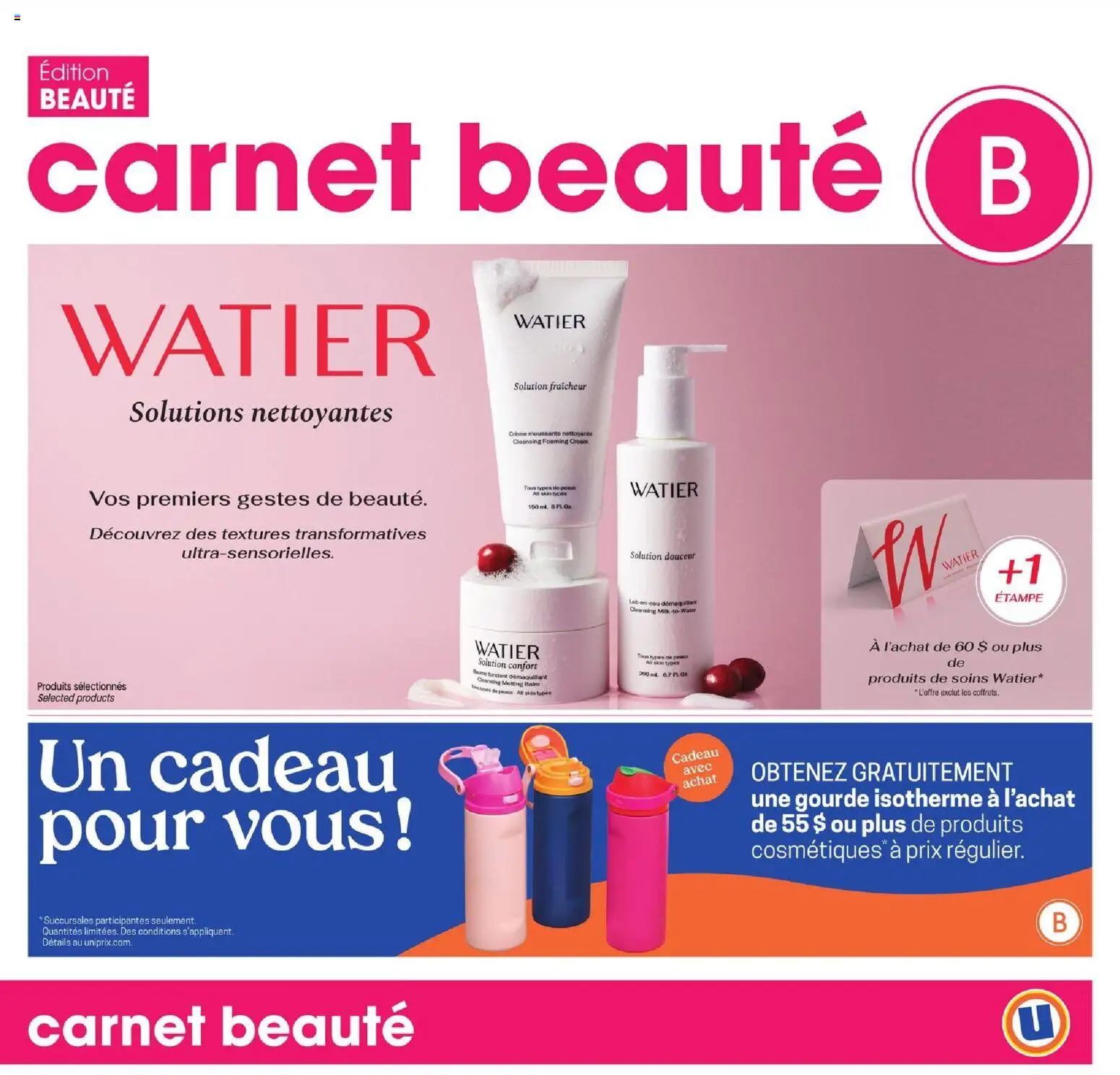 Preview of leaflet Uniprix - Carnet Beauté from shop Uniprix is valid from Jun 18, 2026
