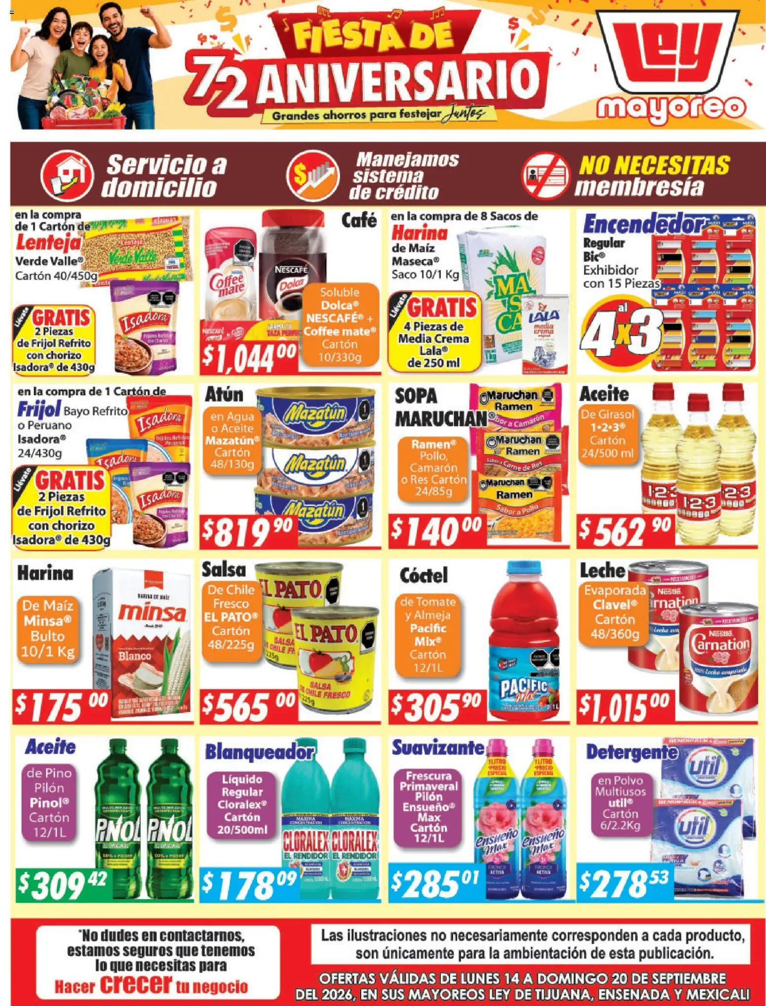Vista previa las ofertas de la tienda Casa Ley - Casa Ley folleto Frontera desde el 14/09/2026 