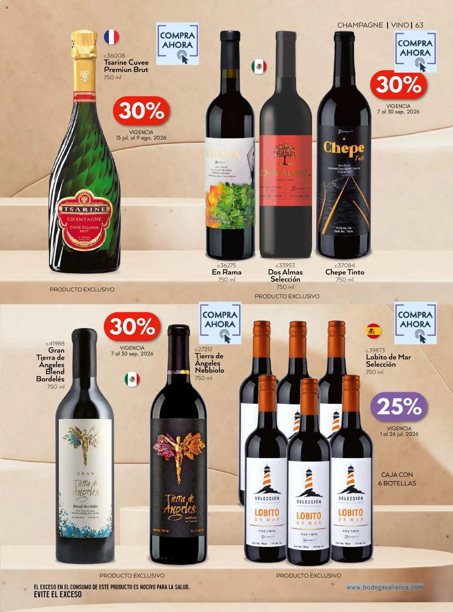 Vista previa las ofertas de la tienda Bodegas Alianza - Bodegas Alianza catálogo desde el 01/07/2026 