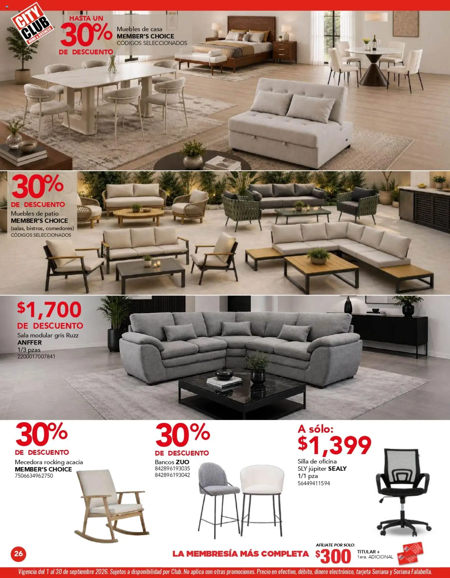 Vista previa las ofertas de la tienda City Club - City Club catálogo desde el 01/09/2026 