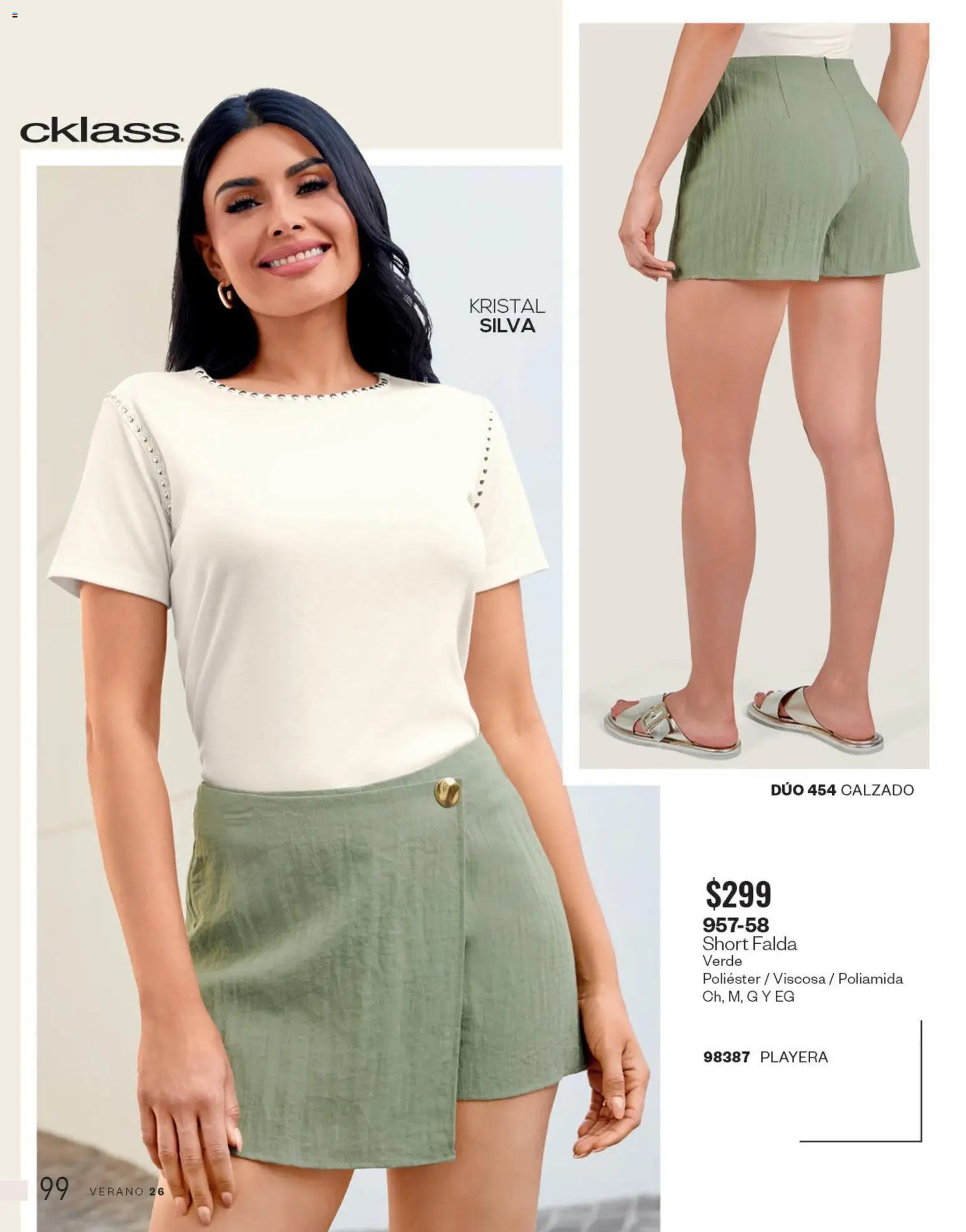 Vista previa las ofertas de la tienda Cklass - Cklass catálogo Novedades de verano calzado desde el 01/05/2026 - Playera, Short, Falda
