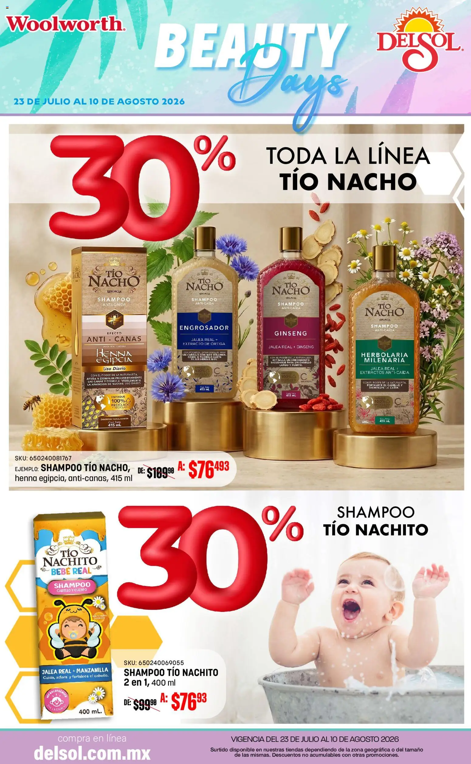 Vista previa las ofertas de la tienda Del Sol y Woolworth - Del Sol y Woolworth catálogo desde el 23/07/2026 