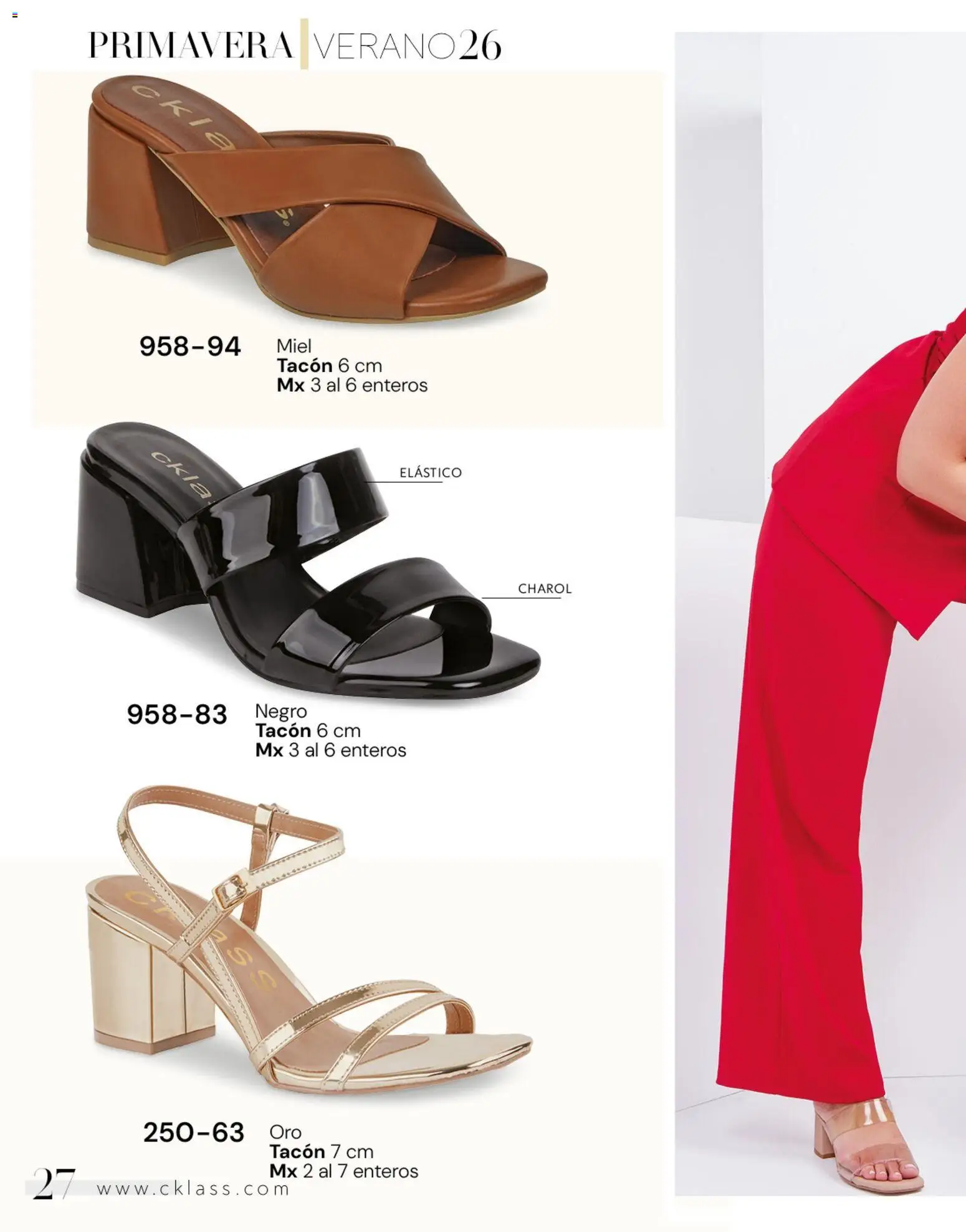 Vista previa las ofertas de la tienda Cklass - Catálogo Dama Calzado desde el 02/01/2026 - Miel