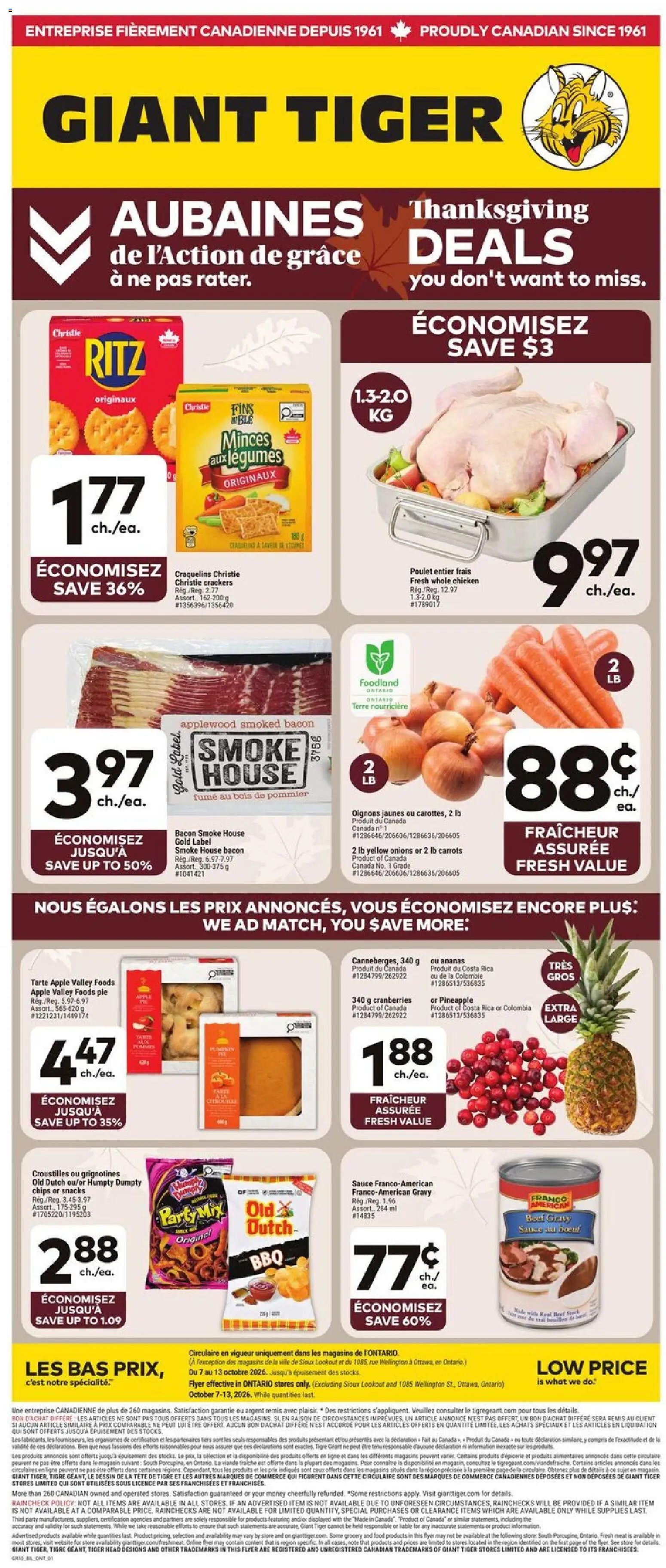 Preview of leaflet Circulaire from shop Giant Tiger is valid from Oct 07, 2026