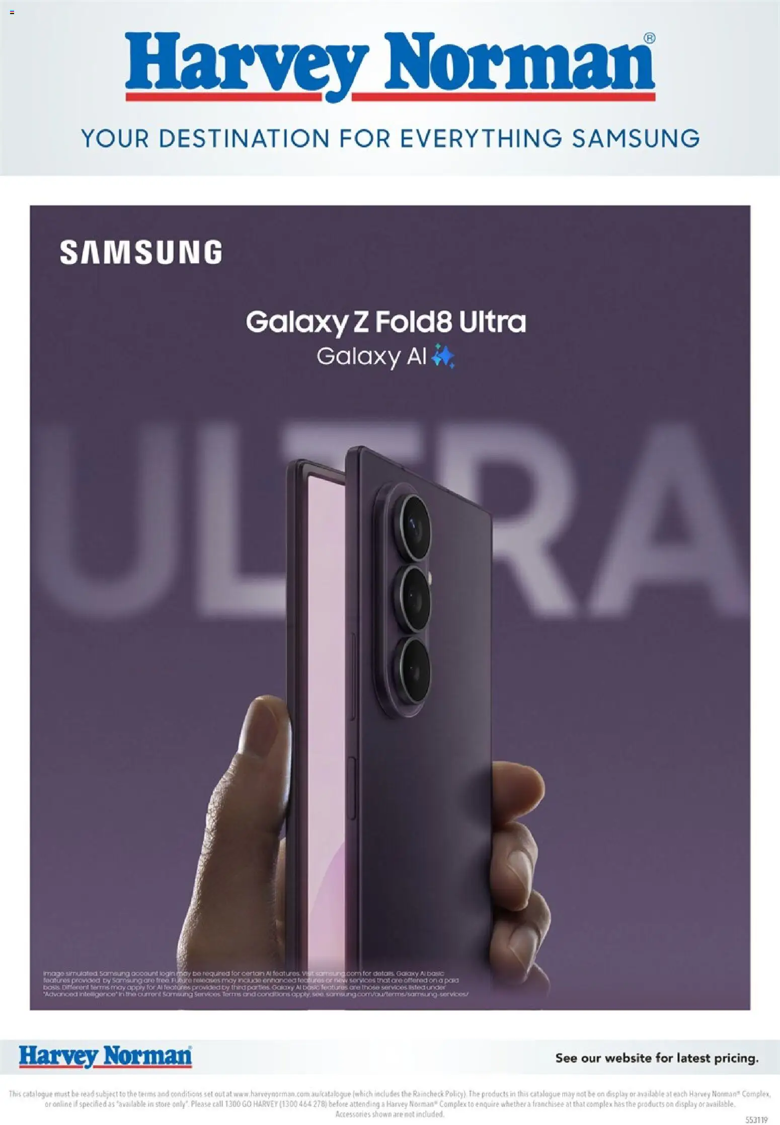 Preview of catalogue Harvey Norman Samsung Out Now 2026 Digital Catalogue from shop Harvey Norman valid 14/08/2026 - Accessories