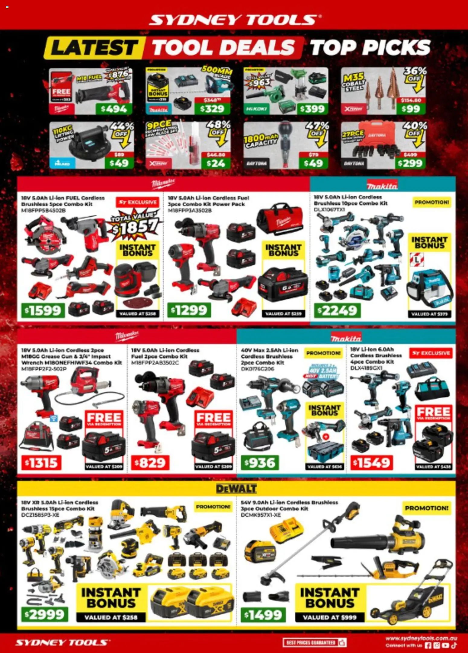 Preview of catalogue Sydney Tools catalogue from shop Sydney Tools valid 28/07/2026 - Saw, Tools