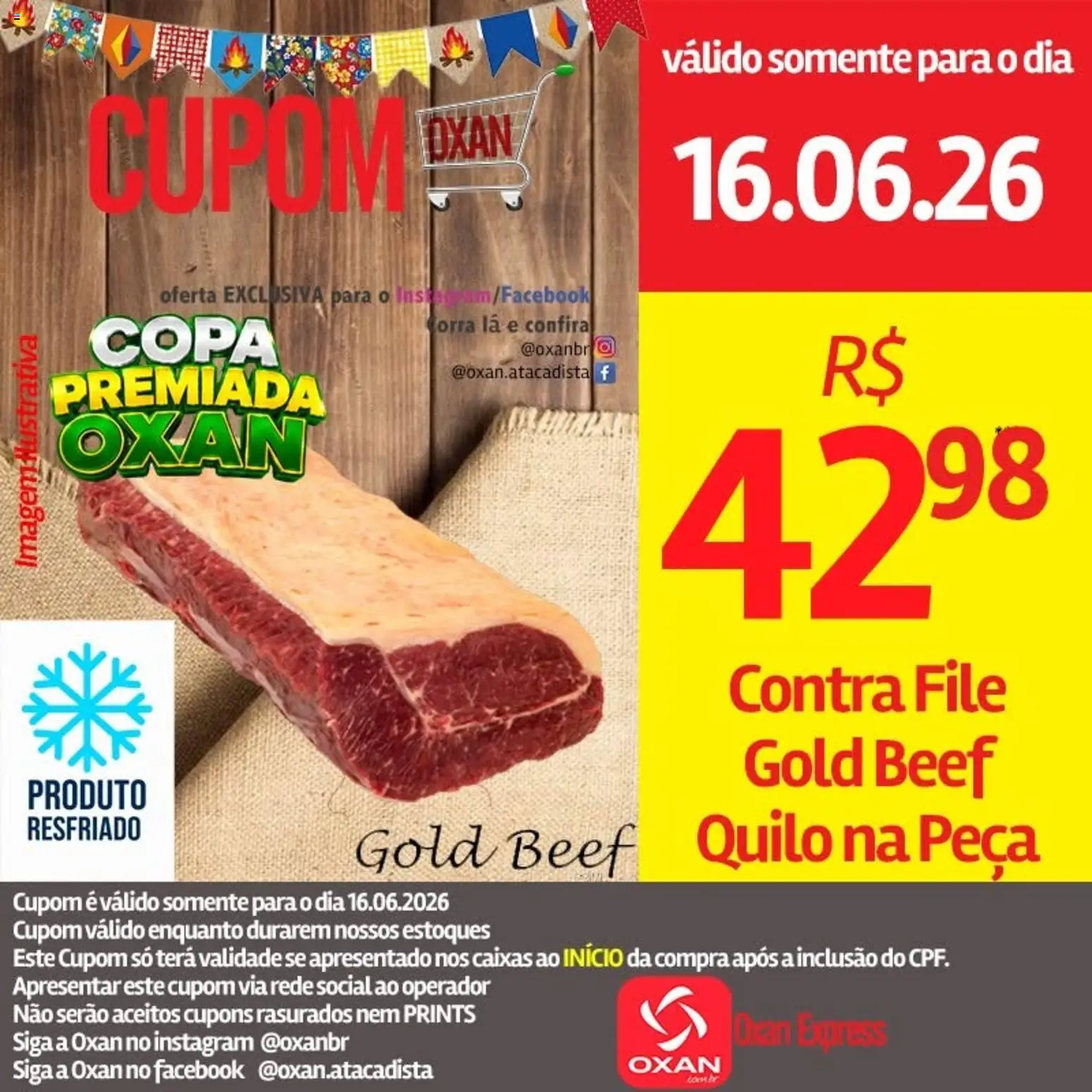 Pré-Visualização do folheto "Oxan Atacadista - Ofertas da semana" da loja Oxan Atacadista válido a partir de 16/06/2026