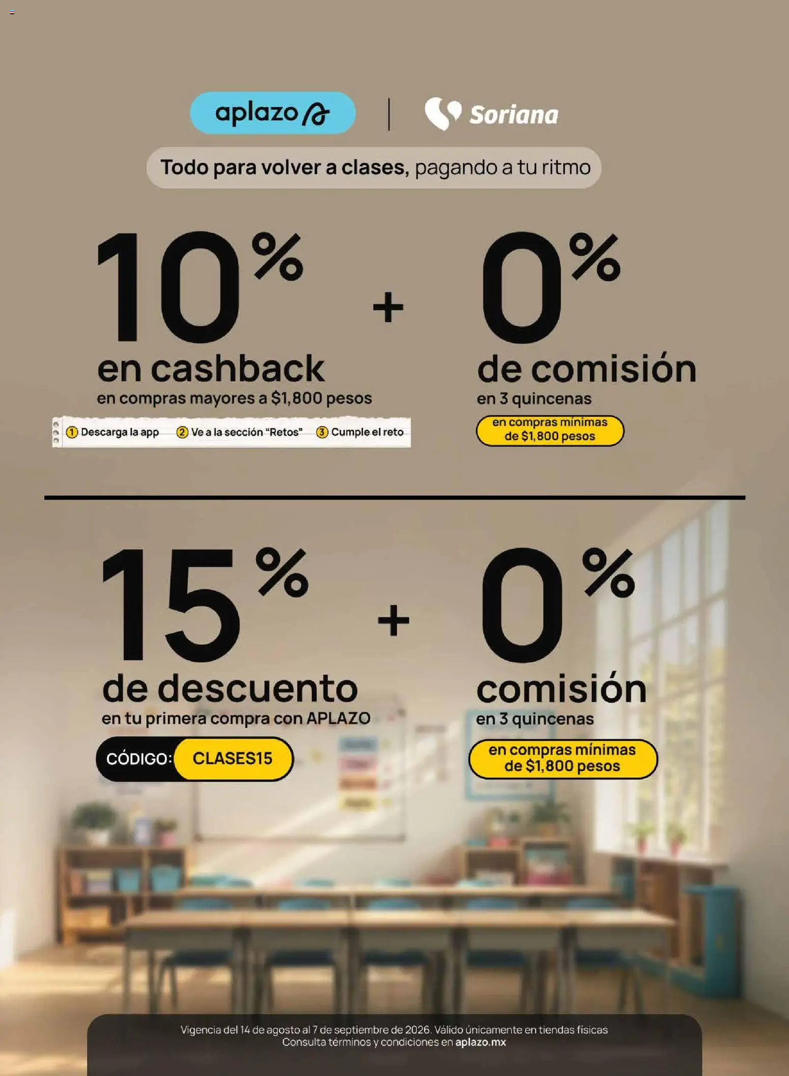 Vista previa las ofertas de la tienda Soriana - Soriana Más útiles más ahorro Mercado Nacional desde el 13/08/2026 