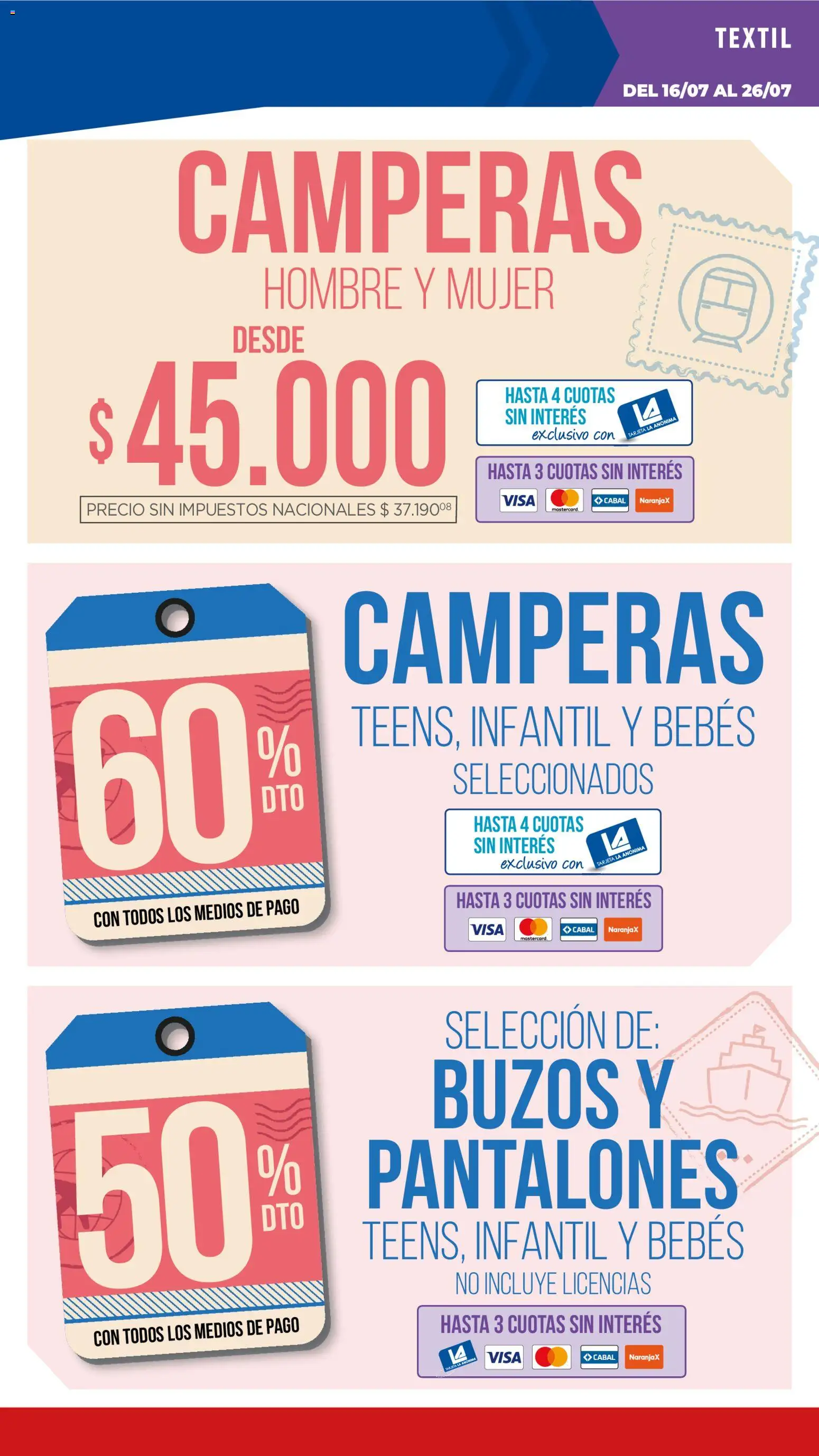 Vista previa del folleto de la tienda La Anonima válido desde el 16/07/2026 