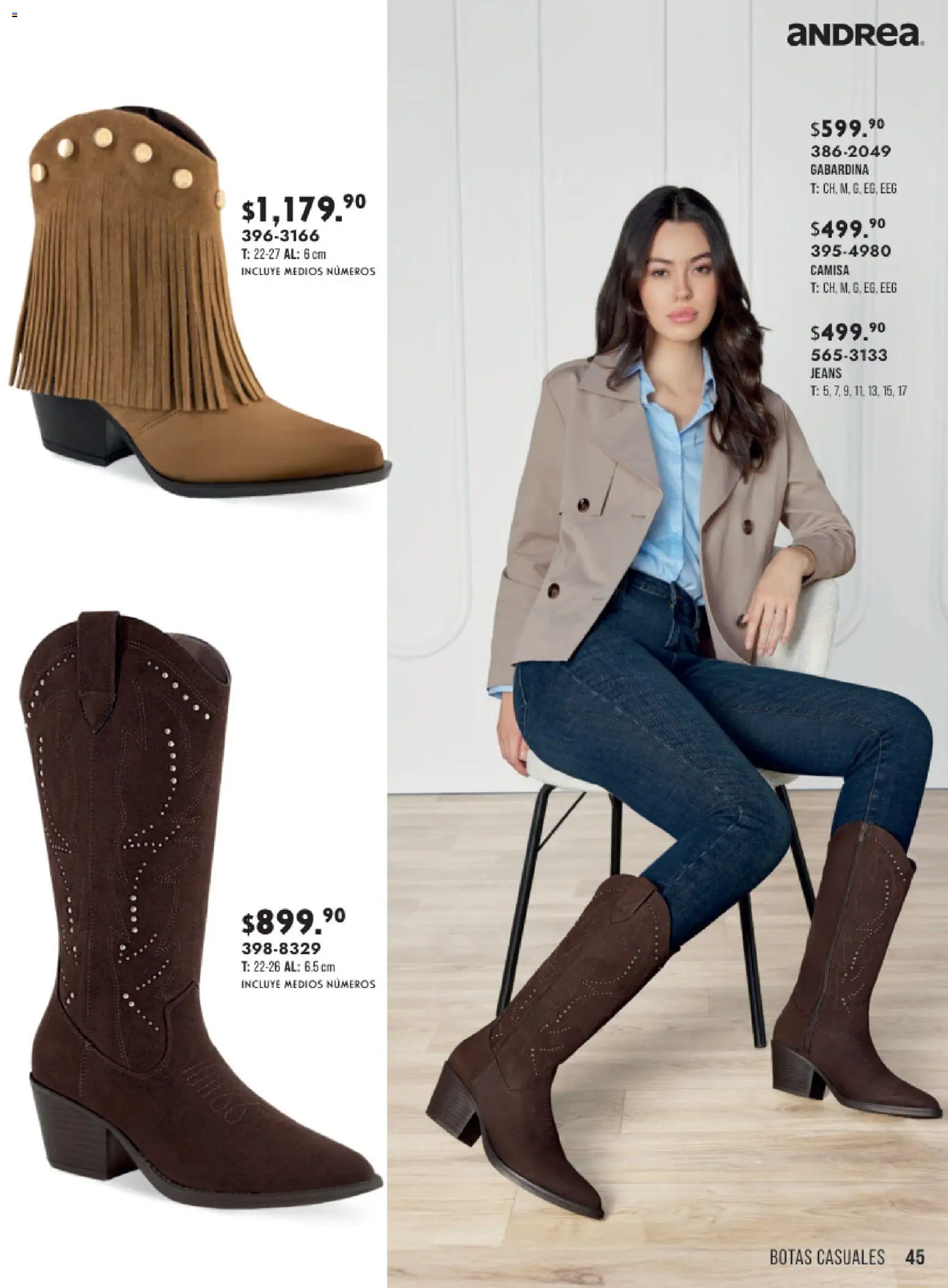 Vista previa las ofertas de la tienda Andrea - Andrea catálogo Otoño Invierno desde el 23/08/2026 