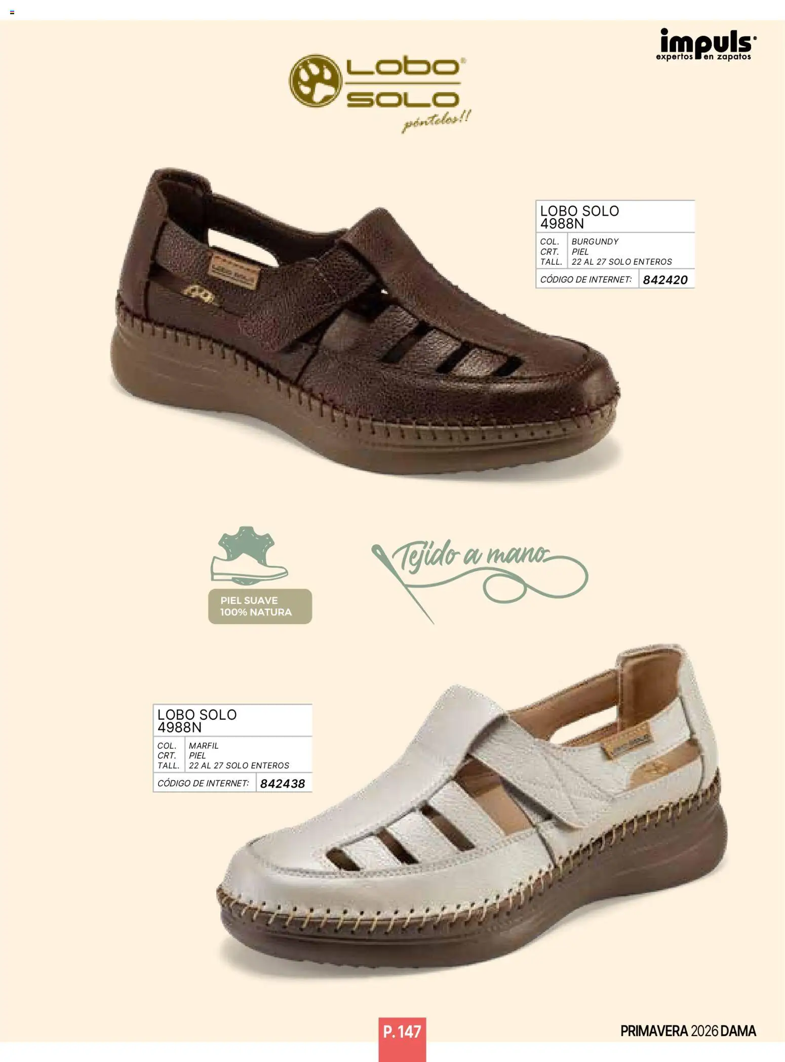 Vista previa las ofertas de la tienda Impuls - Catálogo Primavera desde el 01/01/2026 - Zapatos