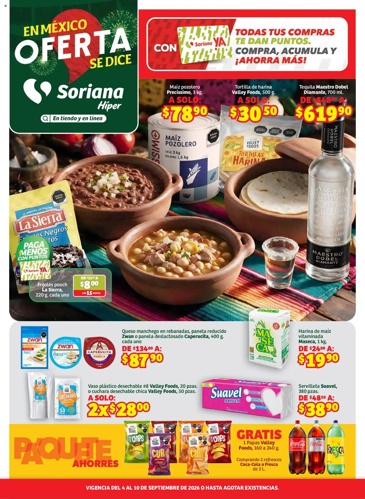 Vista previa las ofertas de la tienda Soriana - Soriana folleto desde el 04/09/2026 