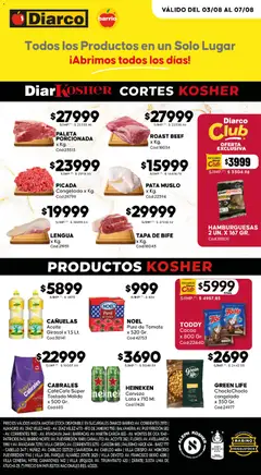 Vista previa del folleto de la tienda Diarco válido desde el 03/08/2026 