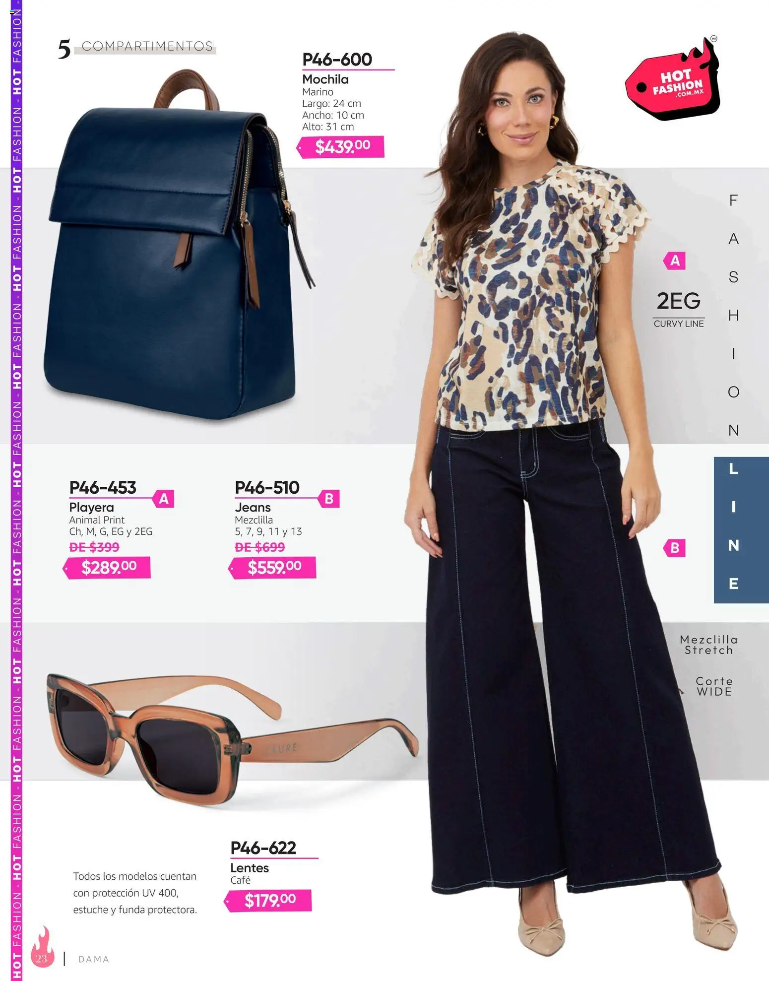 Vista previa las ofertas de la tienda Cklass - Cklass catálogo Hot Fashion Calzado desde el 03/08/2026 - Café, Mochila, Playera, Lentes, Funda, Estuche