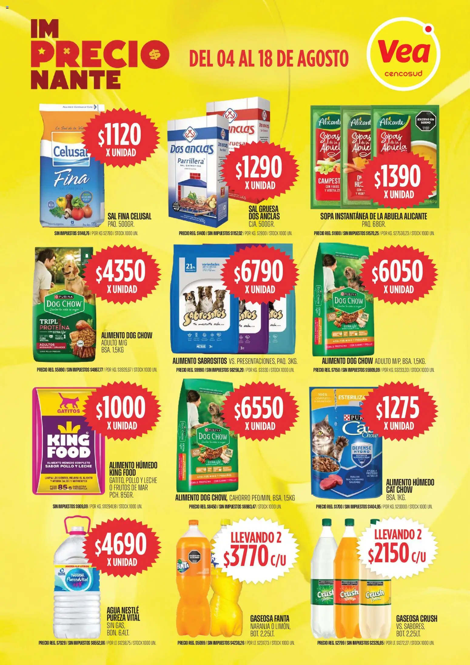 Vista previa del folleto de la tienda Vea válido desde el 04/08/2026 