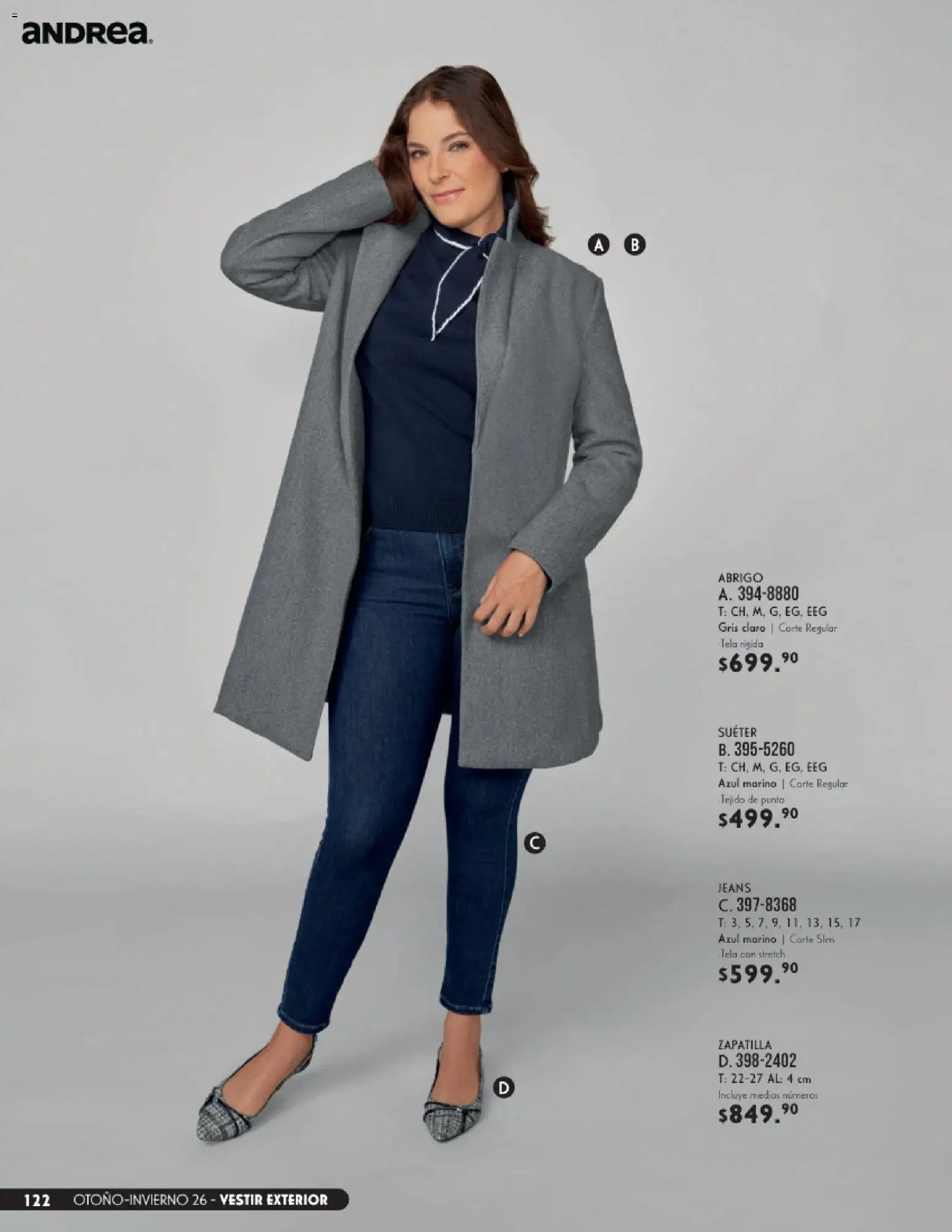 Vista previa las ofertas de la tienda Andrea - Andrea catálogo Vestir desde el 23/08/2026 