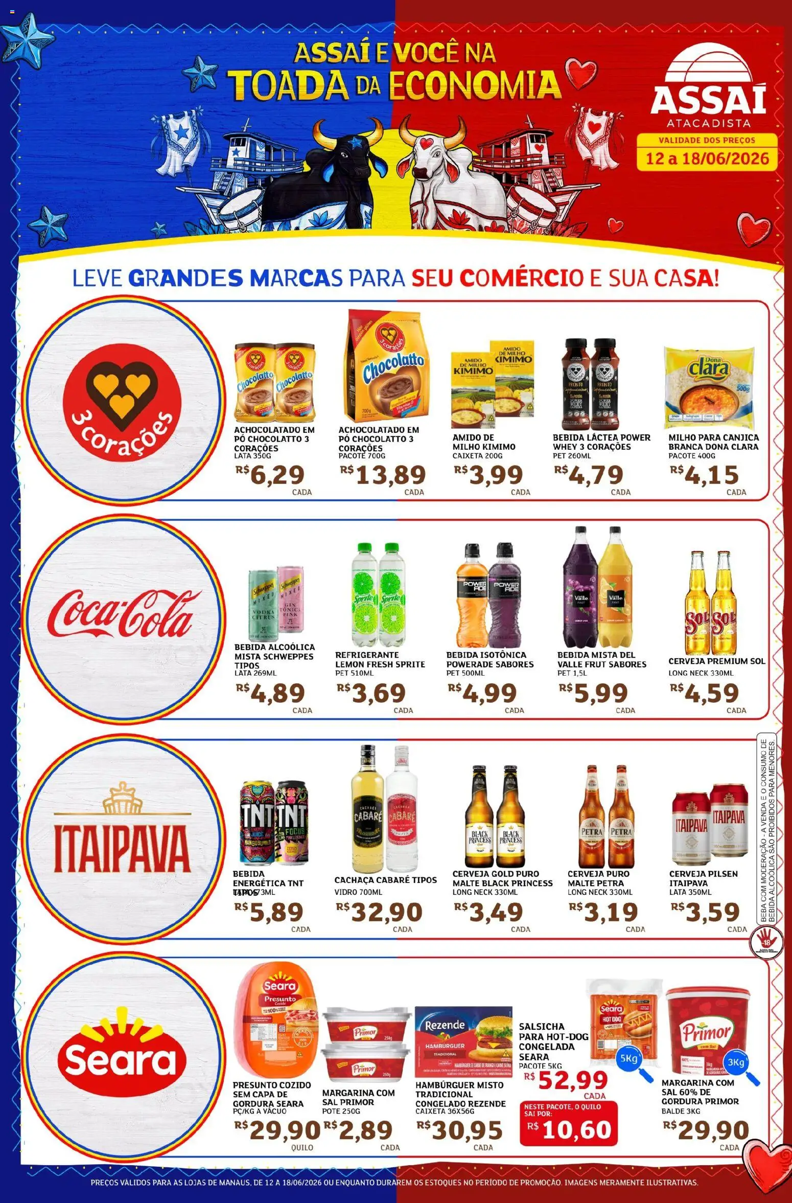 Pré-Visualização do folheto "Assaí Atacadista ofertas - AM" da loja Assaí Atacadista válido a partir de 12/06/2026