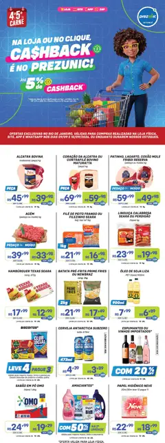 Pré-Visualização do folheto "Prezunic ofertas" da loja Prezunic válido a partir de 09/09/2026