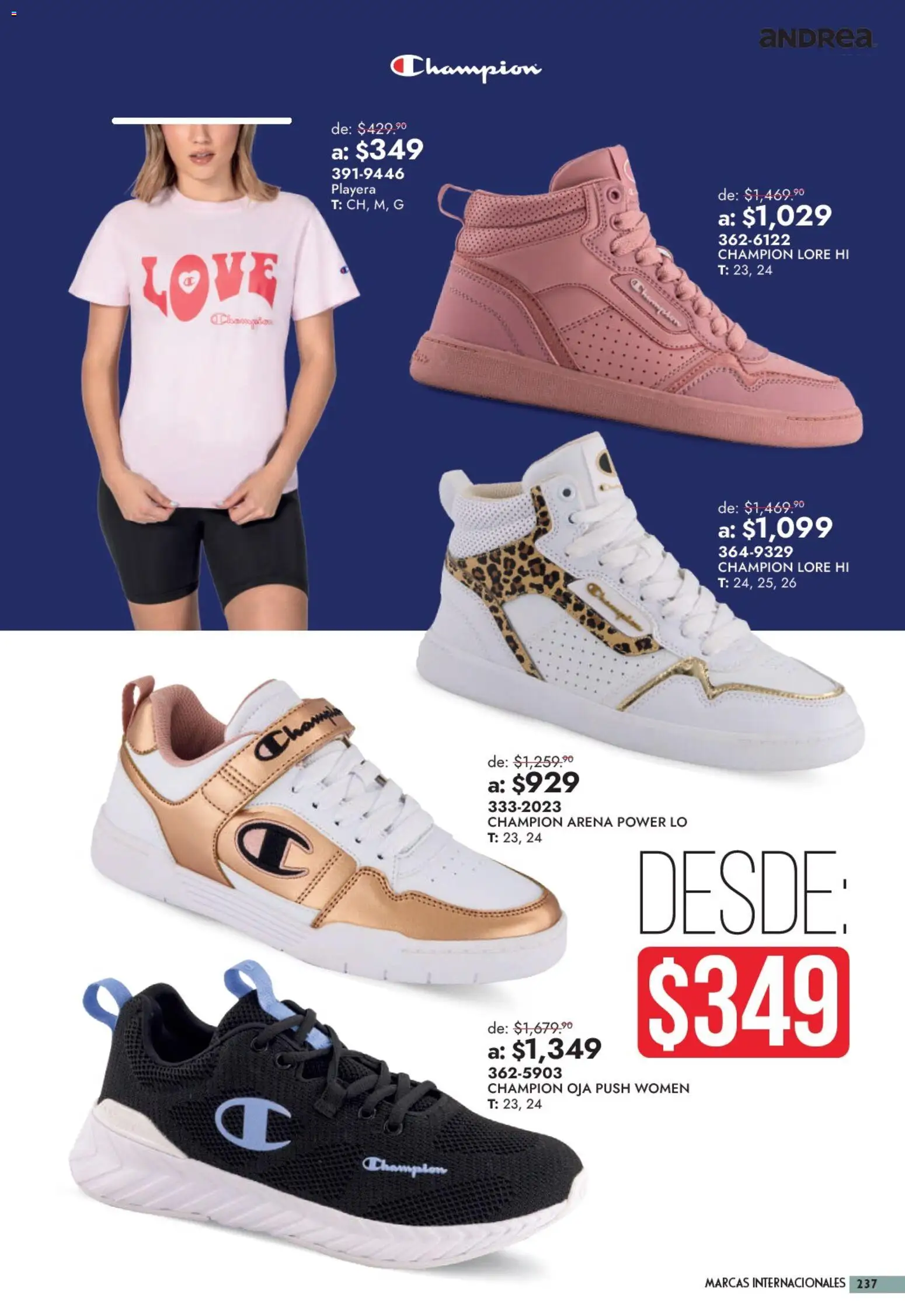 Vista previa las ofertas de la tienda Andrea - Andrea catálogo Outlet desde el 13/09/2026 