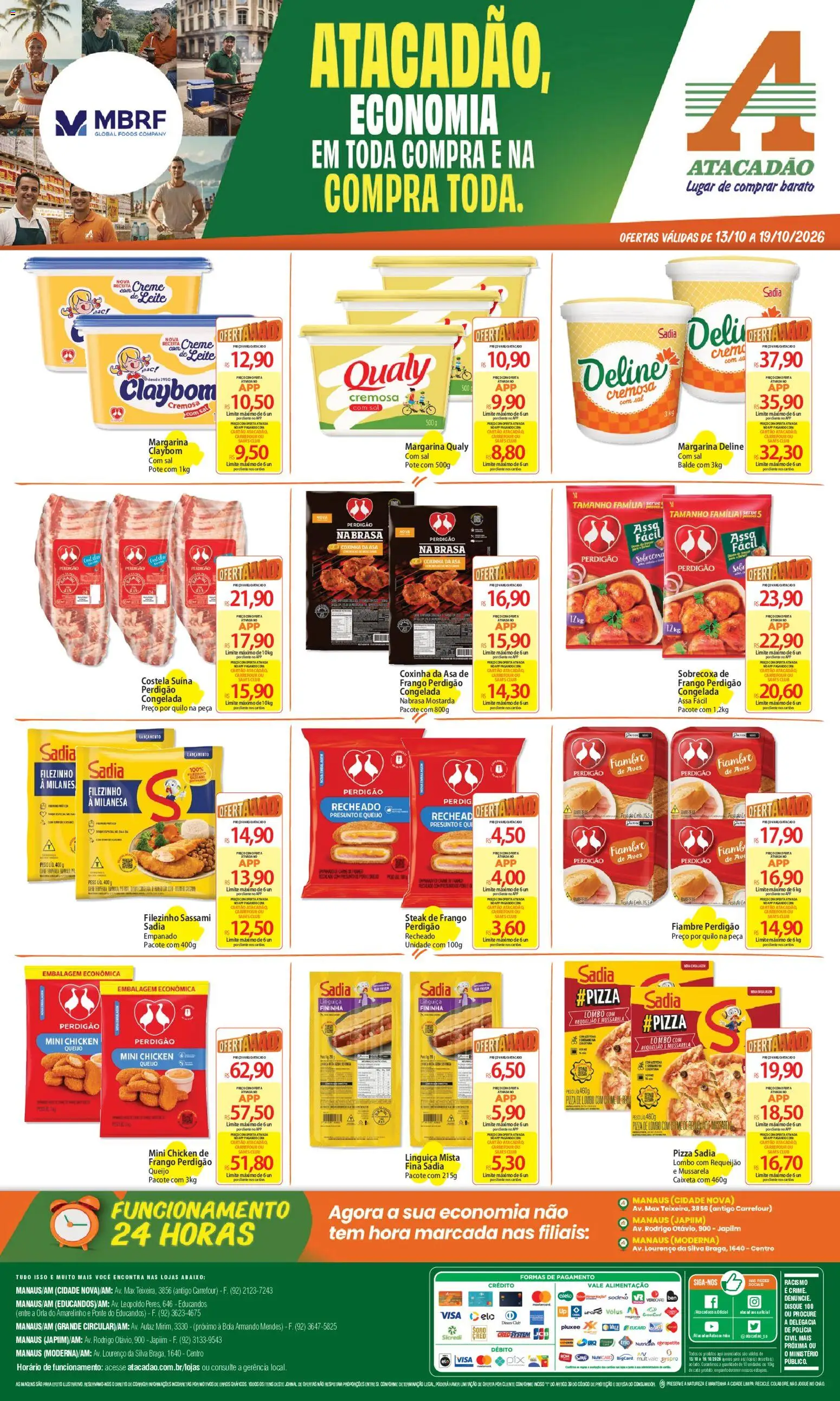 Pré-Visualização do folheto "Atacadão ofertas - AM" da loja Atacadão válido a partir de 13/10/2026