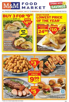 Preview of leaflet M&M Food Market weekly flyer / circulaire from shop M&M Food Market is valid from May 21, 2026
