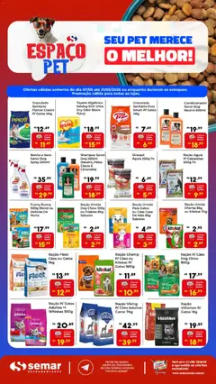 Pré-Visualização do folheto "Semar Supermercado ofertas Espaço Pet" da loja Semar Supermercado válido a partir de 07/05/2026