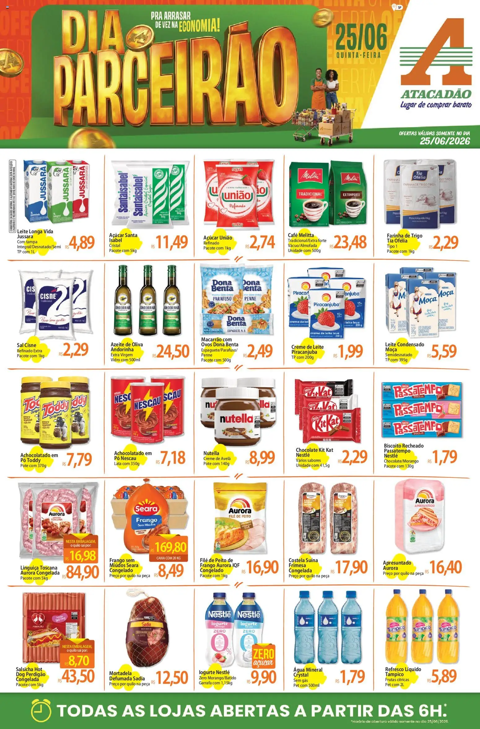 Pré-Visualização do folheto "Atacadão ofertas - SP" da loja Atacadão válido a partir de 25/06/2026