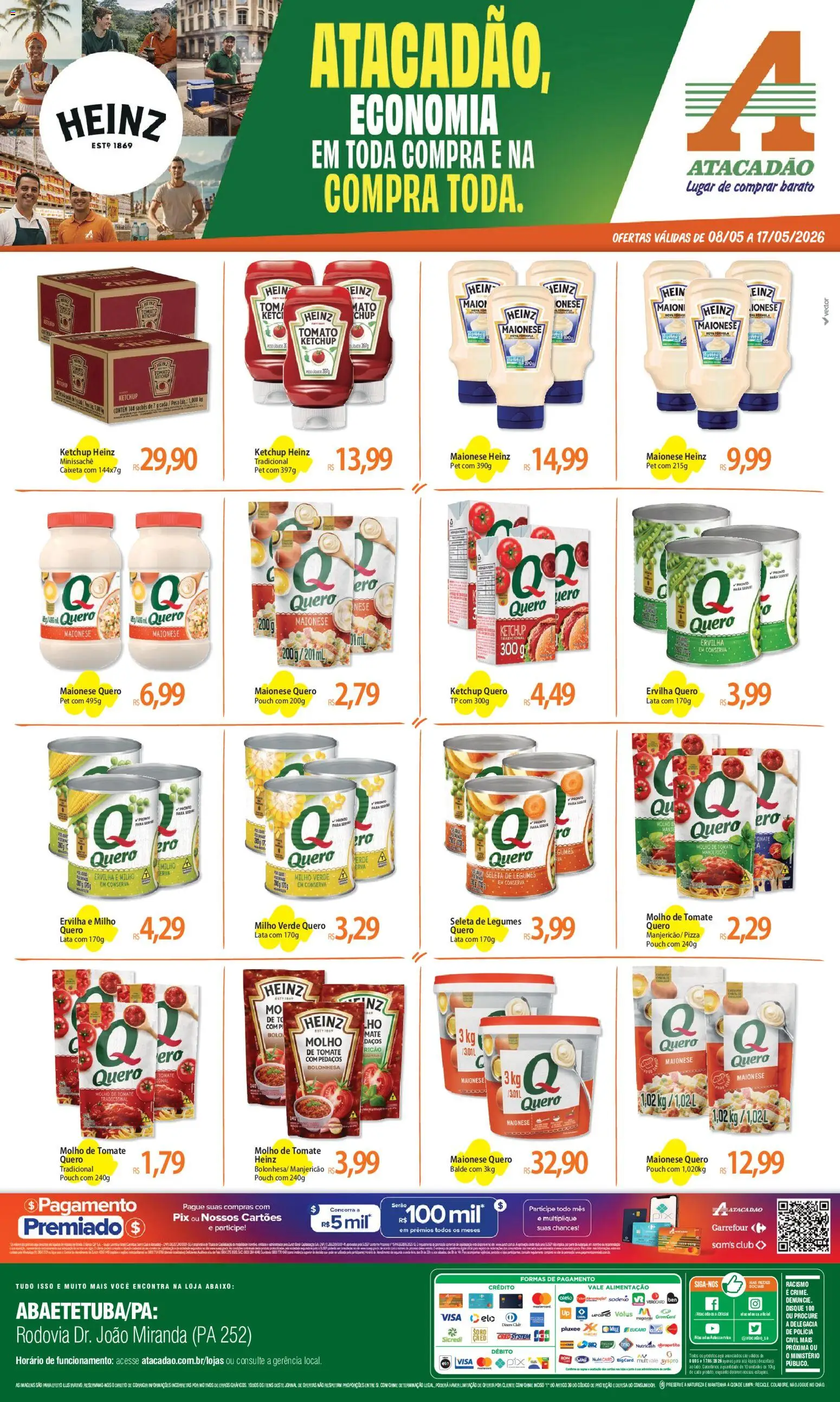 Pré-Visualização do folheto "Atacadão ofertas - PA" da loja Atacadão válido a partir de 08/05/2026