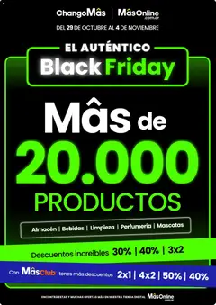 Vista previa del folleto de la tienda Changomas válido desde el 29/10/2026 