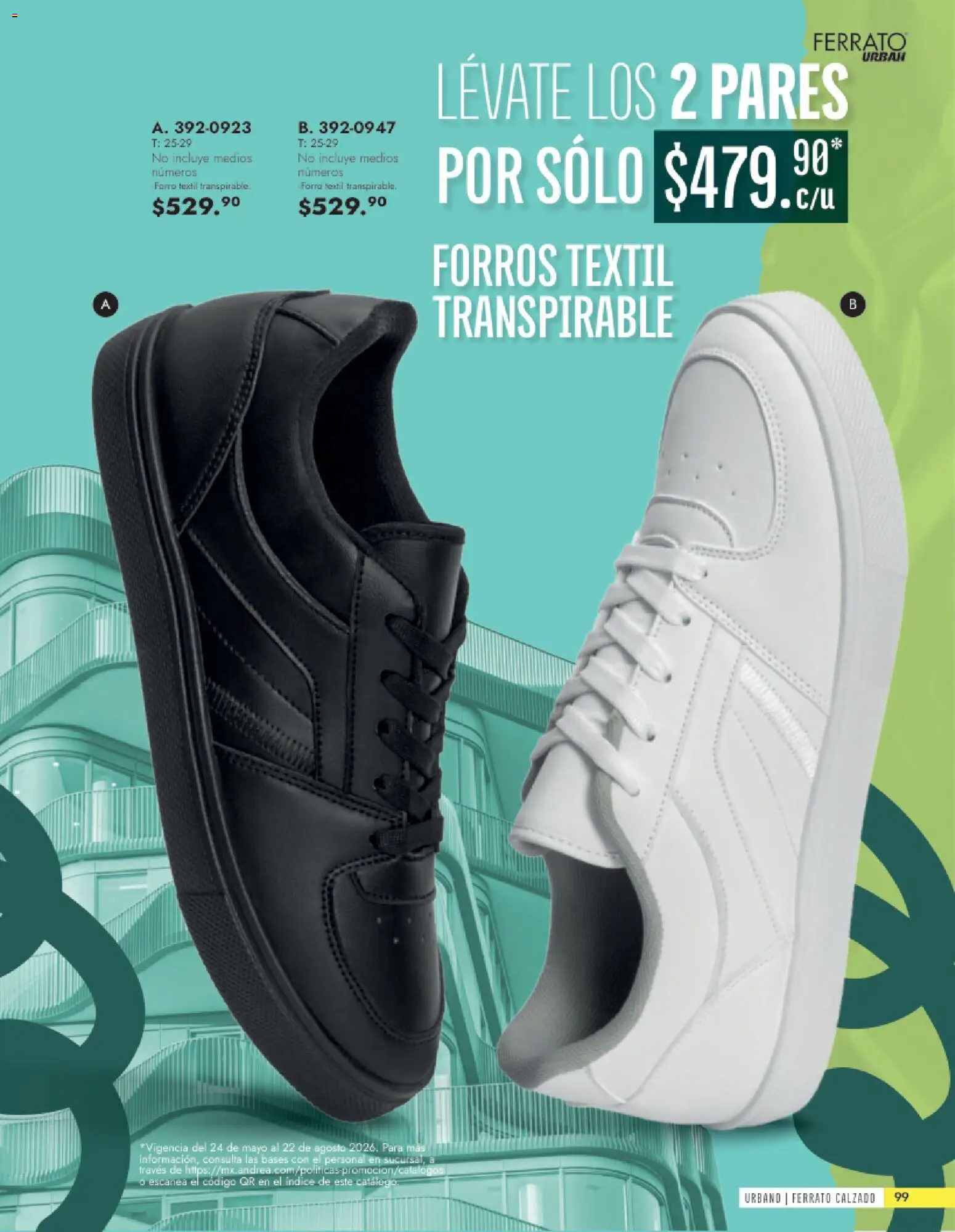 Vista previa las ofertas de la tienda Andrea - Andrea catálogo Calzado Caballero desde el 24/05/2026 