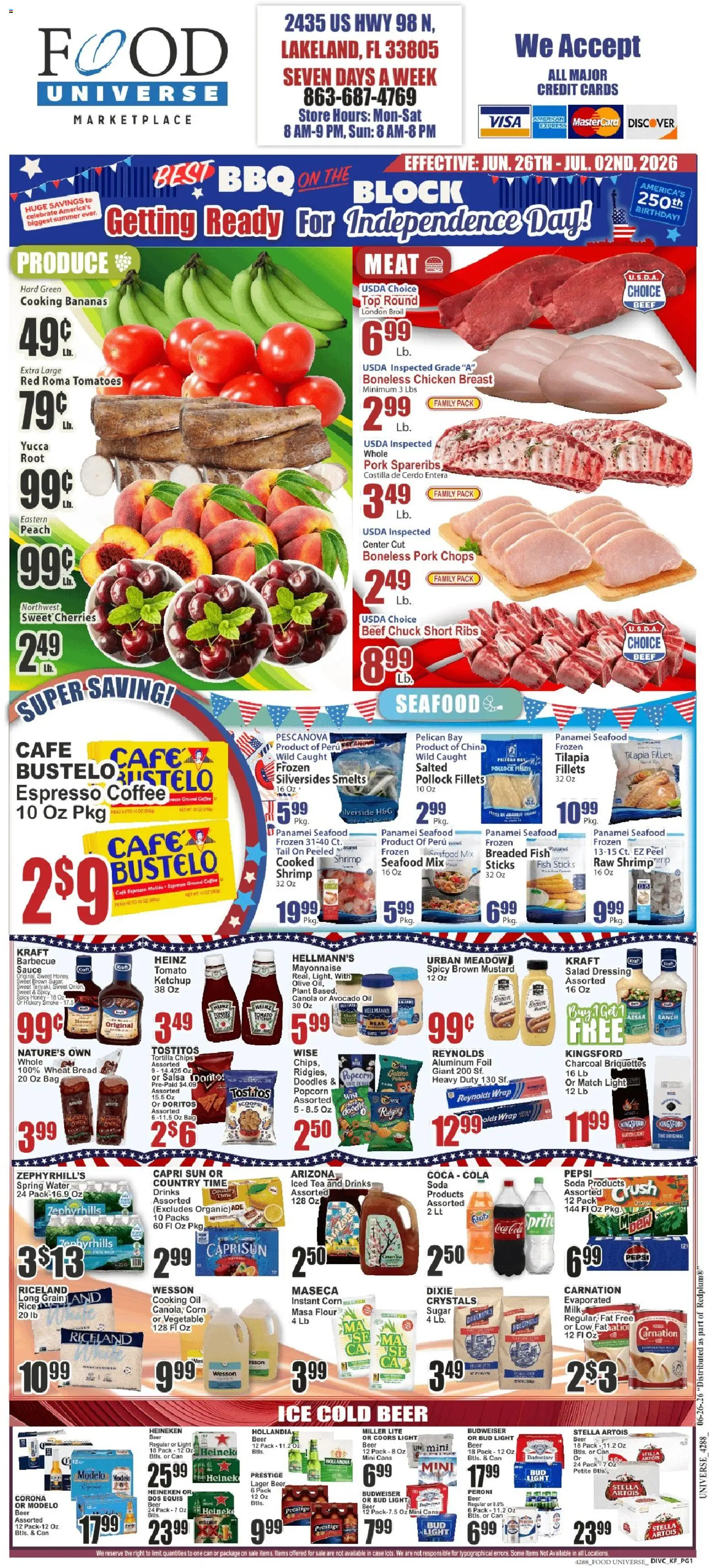 Ad Preview of Food Universe Food Universe Weekly Ad from 06/26/2026
