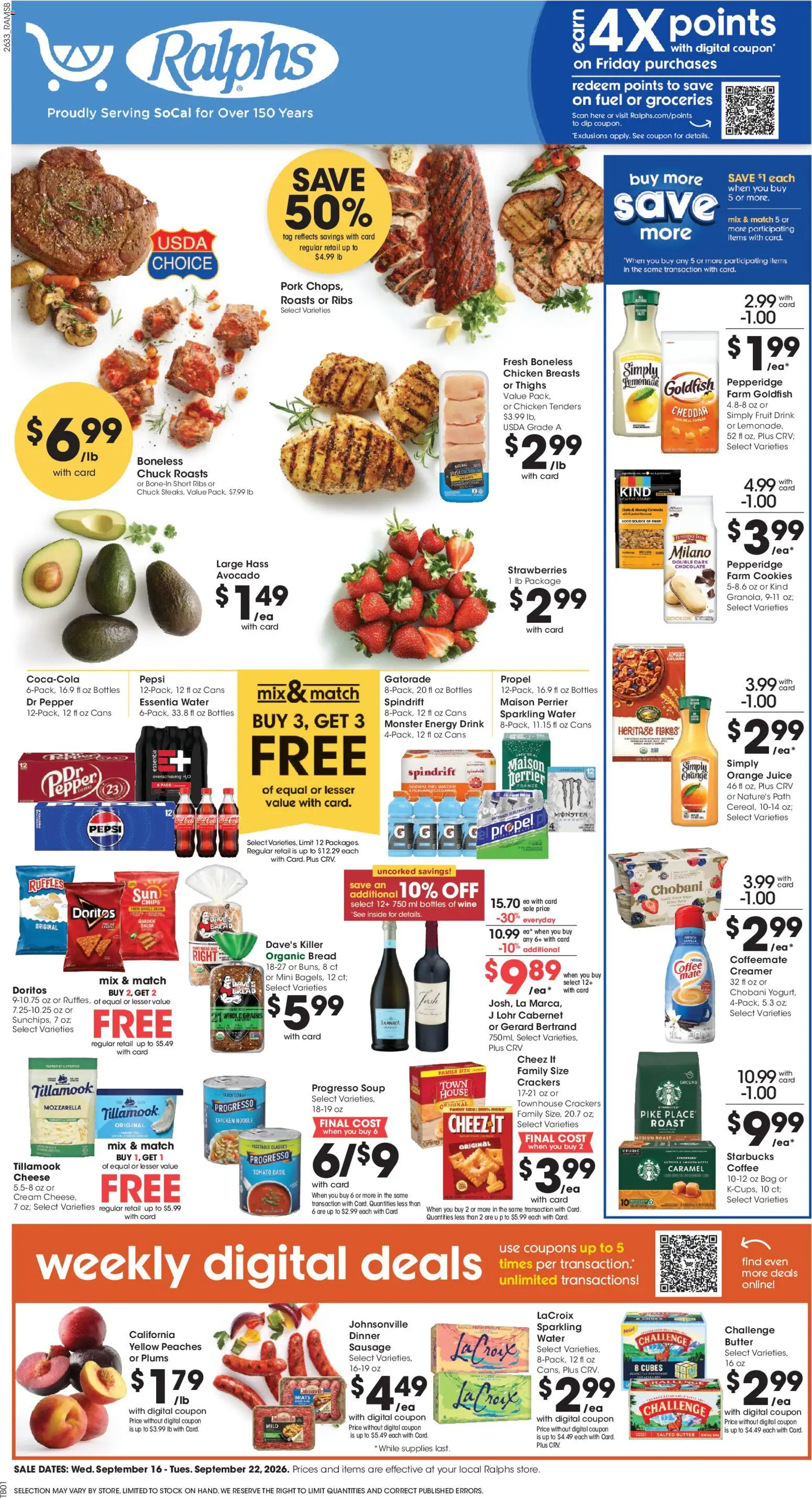 Ad Preview of Ralphs Ralphs Weekly Ad from 09/16/2026