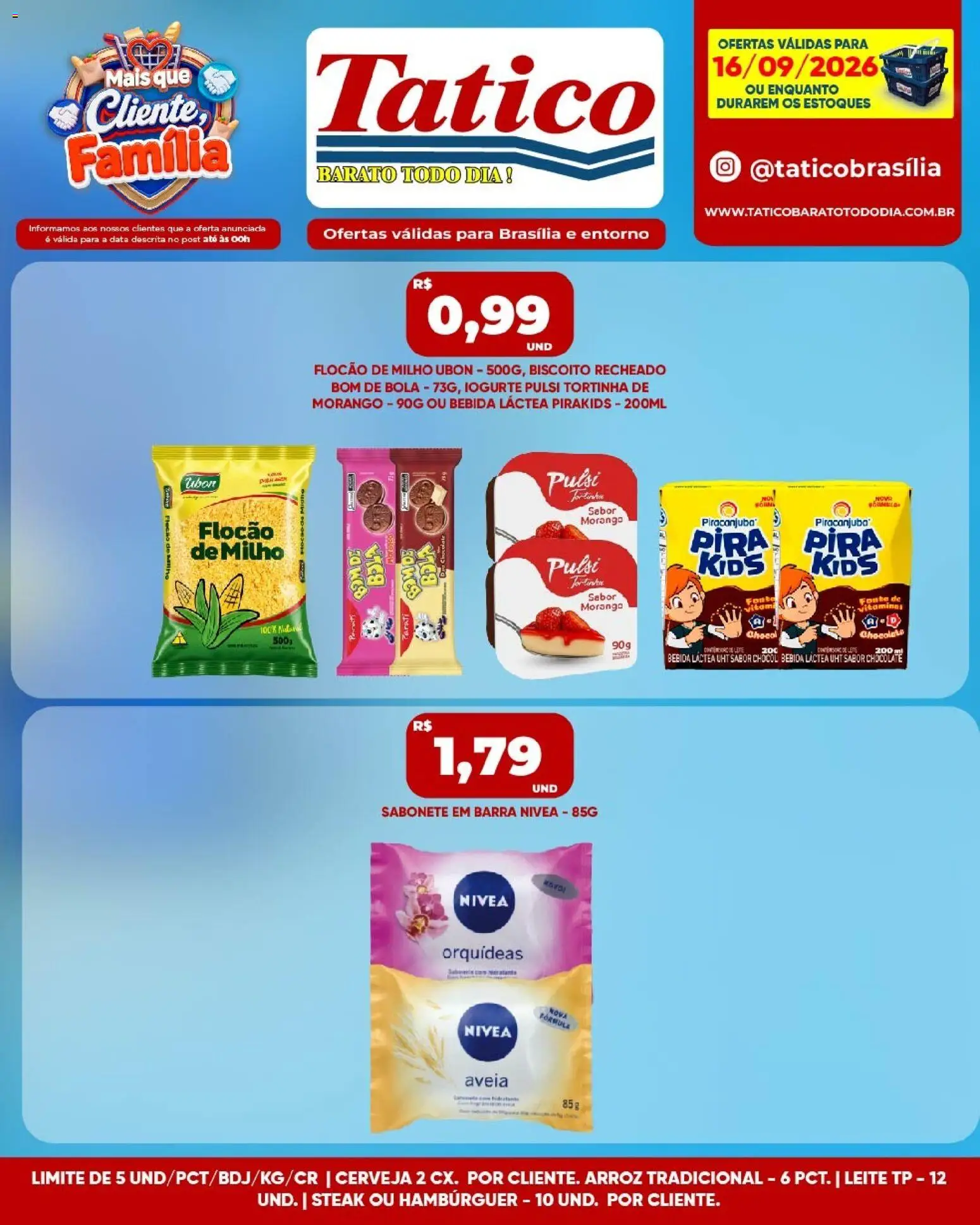 Pré-Visualização do folheto "Tatico ofertas do Dia" da loja Tatico válido a partir de 16/09/2026