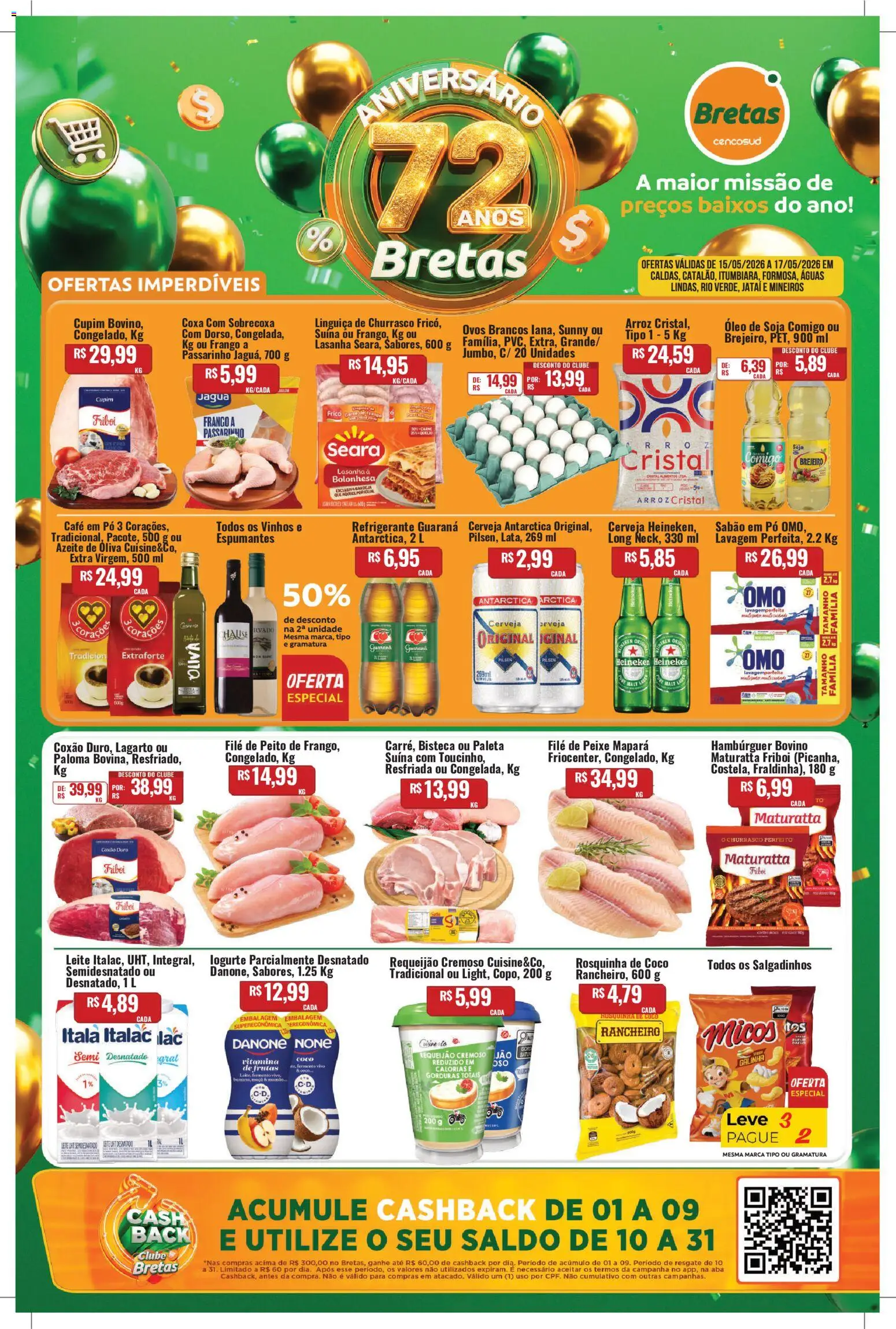 Pré-Visualização do folheto "Bretas - Ofertas da semana" da loja Bretas válido a partir de 15/05/2026