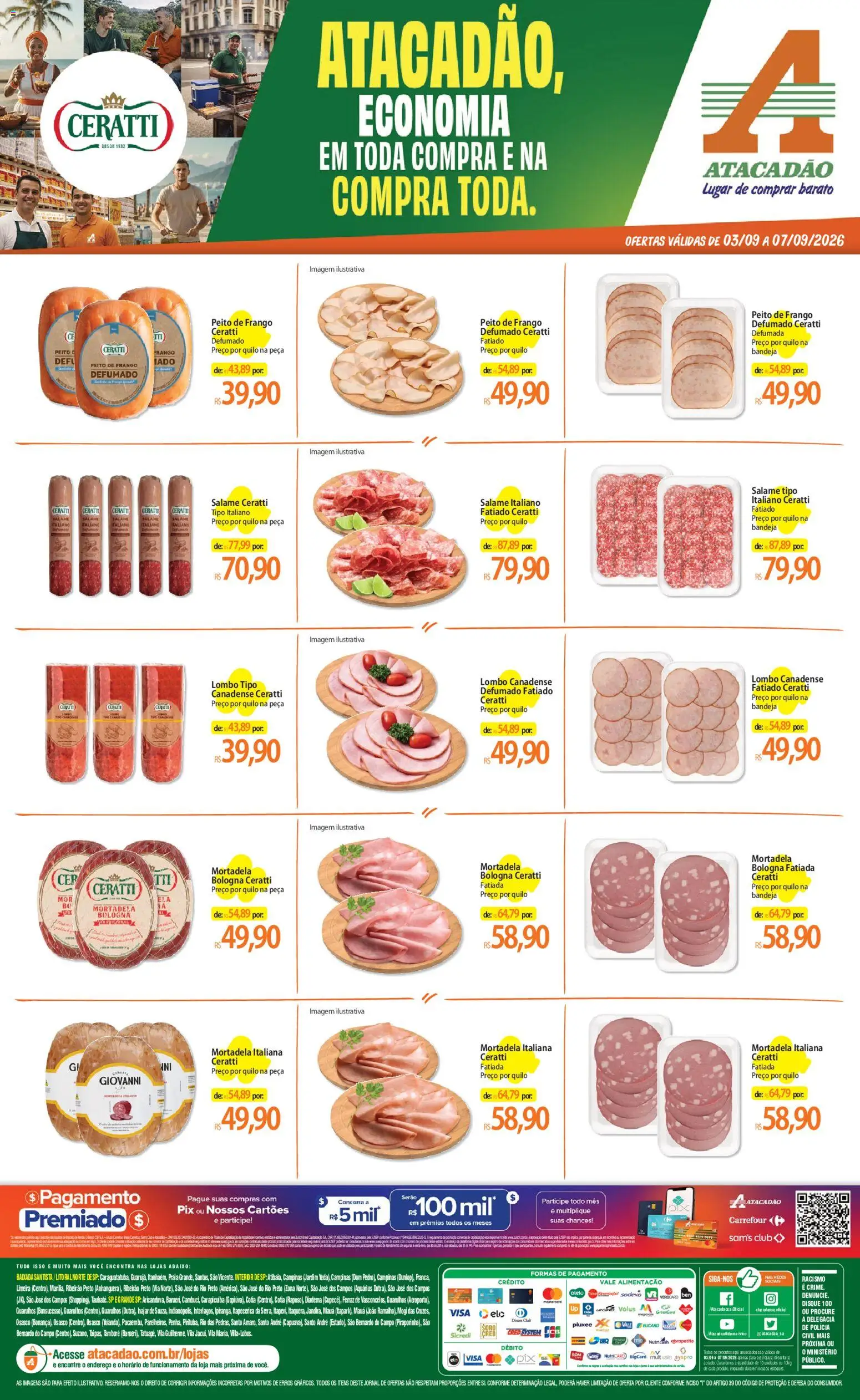 Pré-Visualização do folheto "Atacadão ofertas - SP" da loja Atacadão válido a partir de 03/09/2026