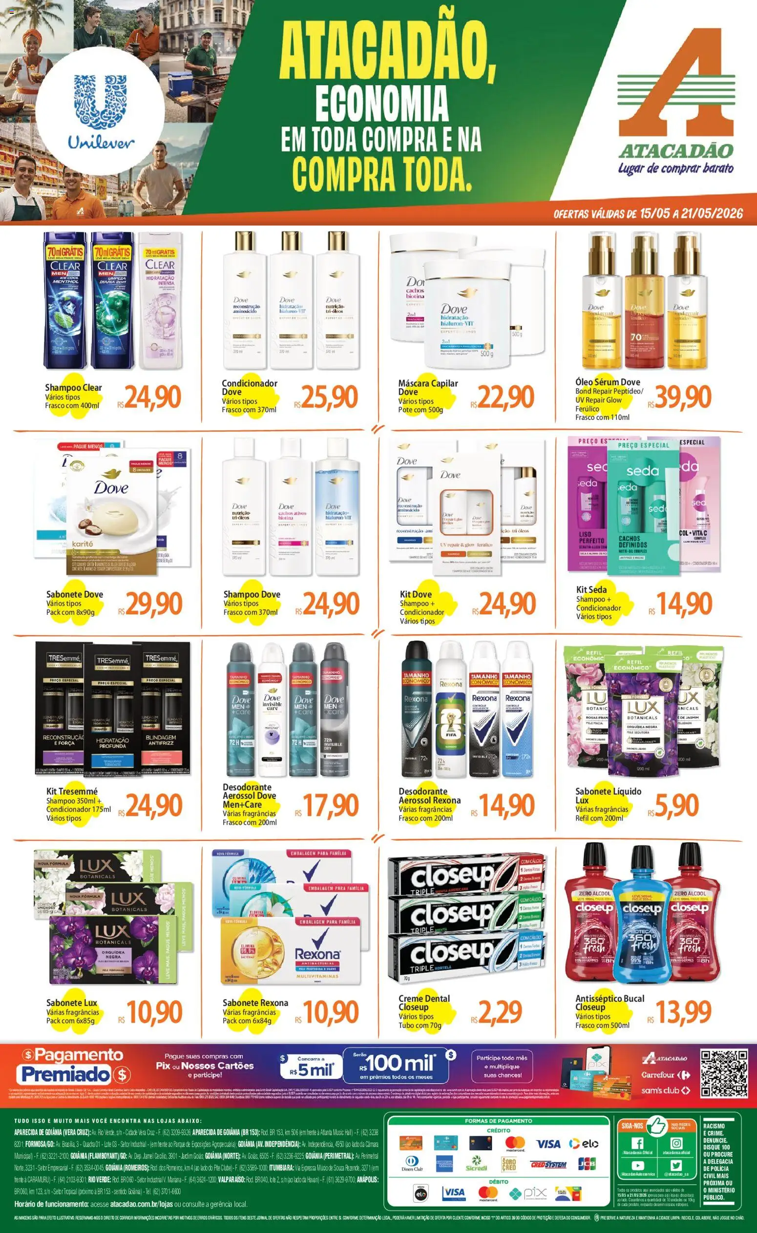 Pré-Visualização do folheto "Atacadão ofertas - GO" da loja Atacadão válido a partir de 15/05/2026