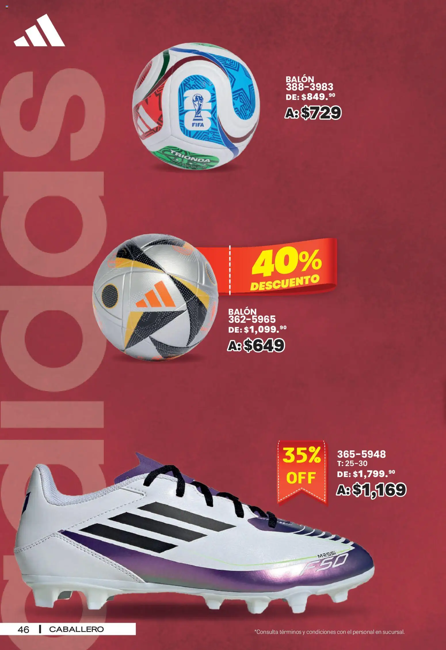 Vista previa las ofertas de la tienda Andrea - Andrea catálogo Sport desde el 30/08/2026 