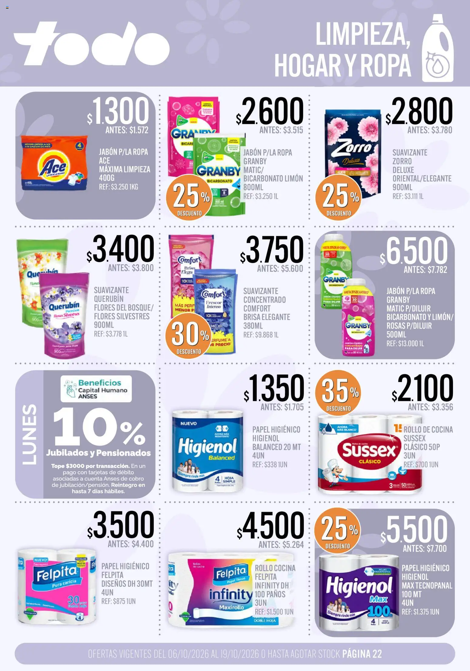 Vista previa del folleto de la tienda Supermercados TODO válido desde el 06/10/2026 