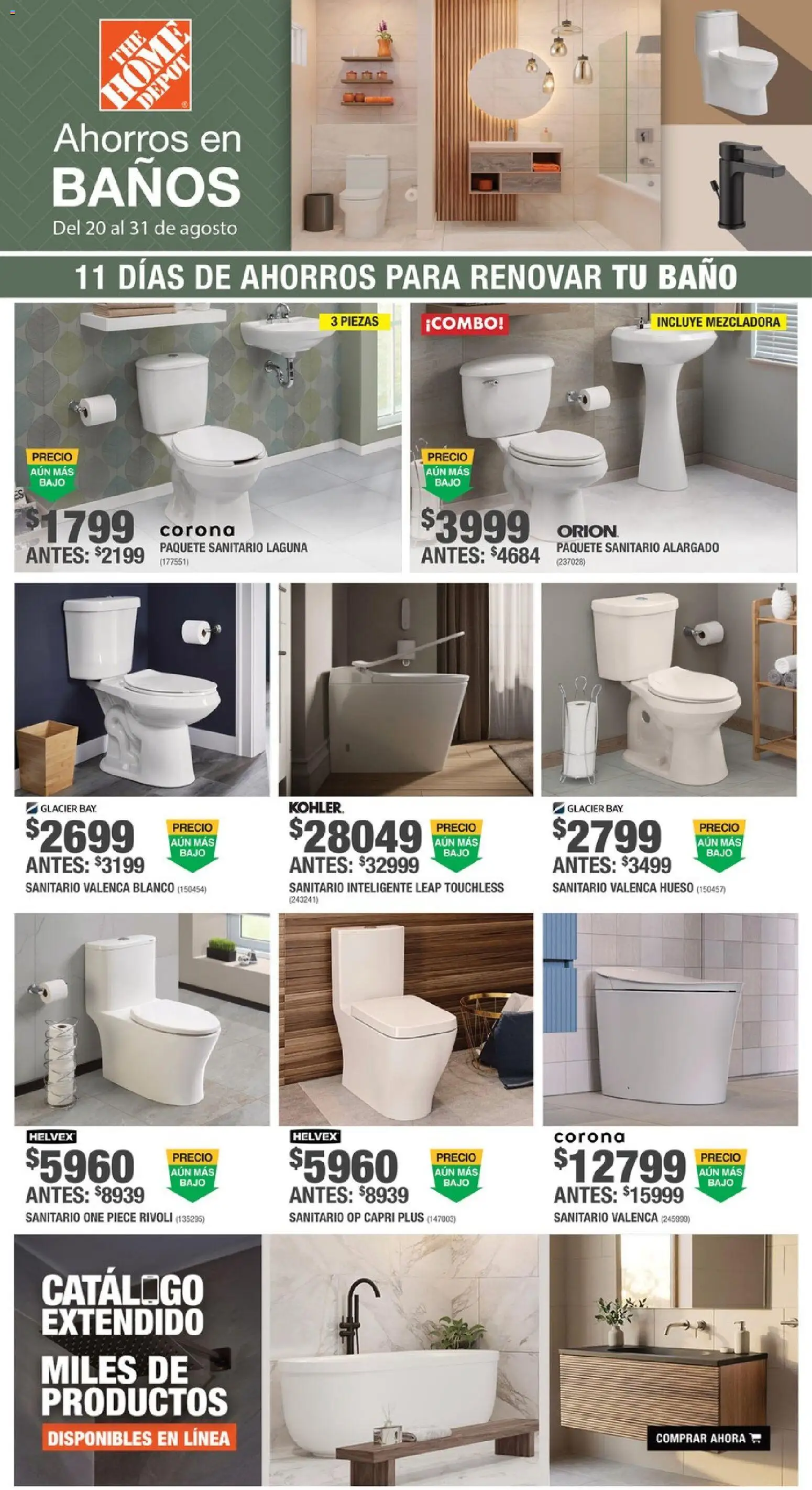 Vista previa las ofertas de la tienda Home Depot - Home Depot catálogo desde el 13/08/2026 