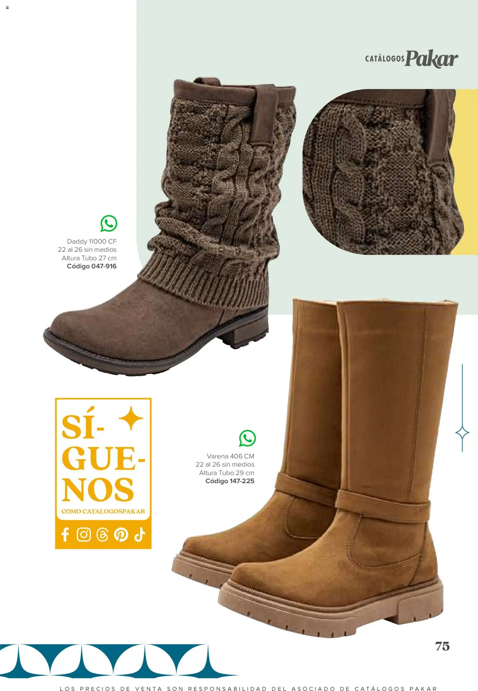 Vista previa las ofertas de la tienda SC Pakar - SC Pakar catálogo Bota desde el 31/07/2026 